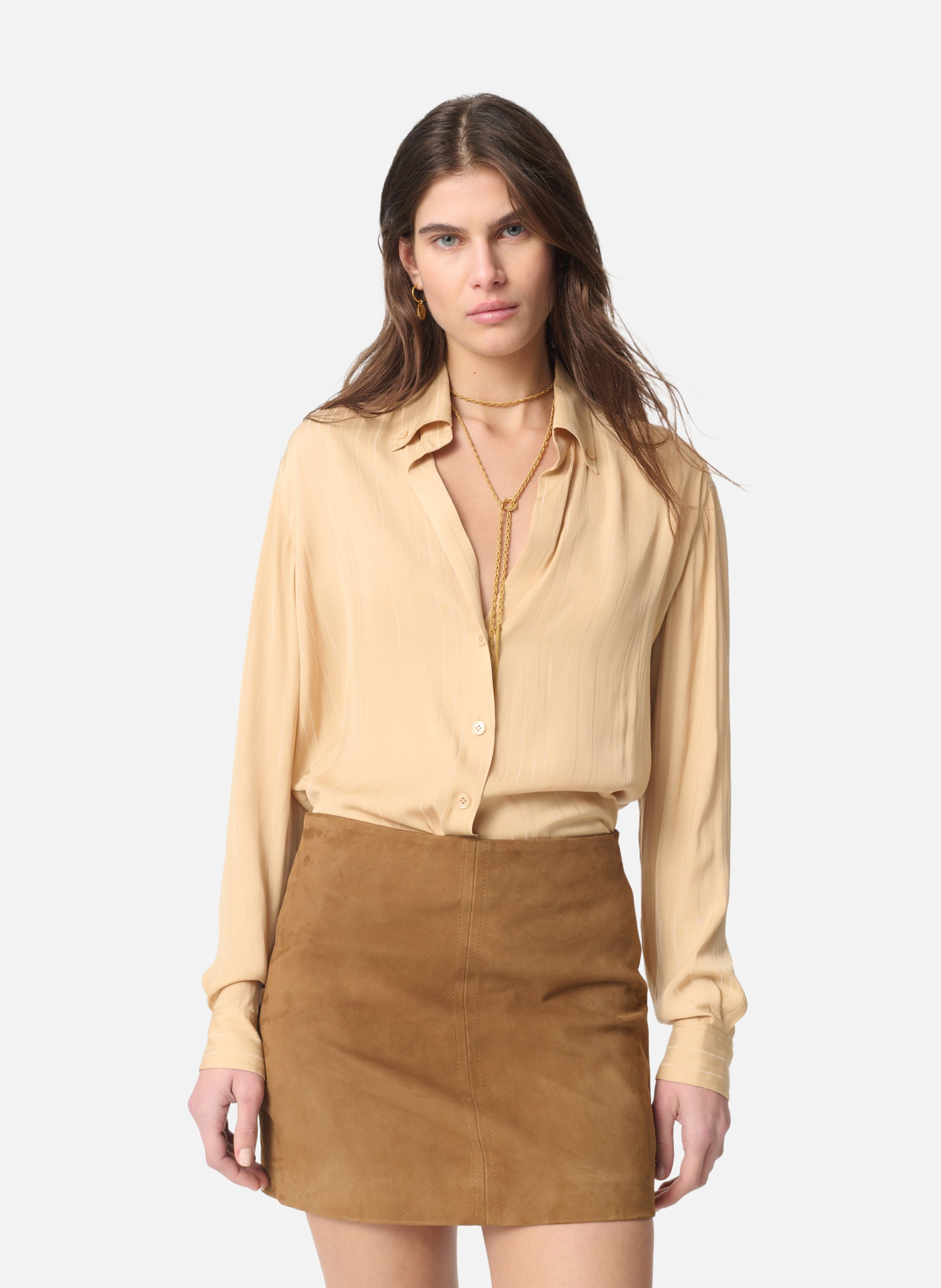 Jupe smila VANESSA BRUNO Marron