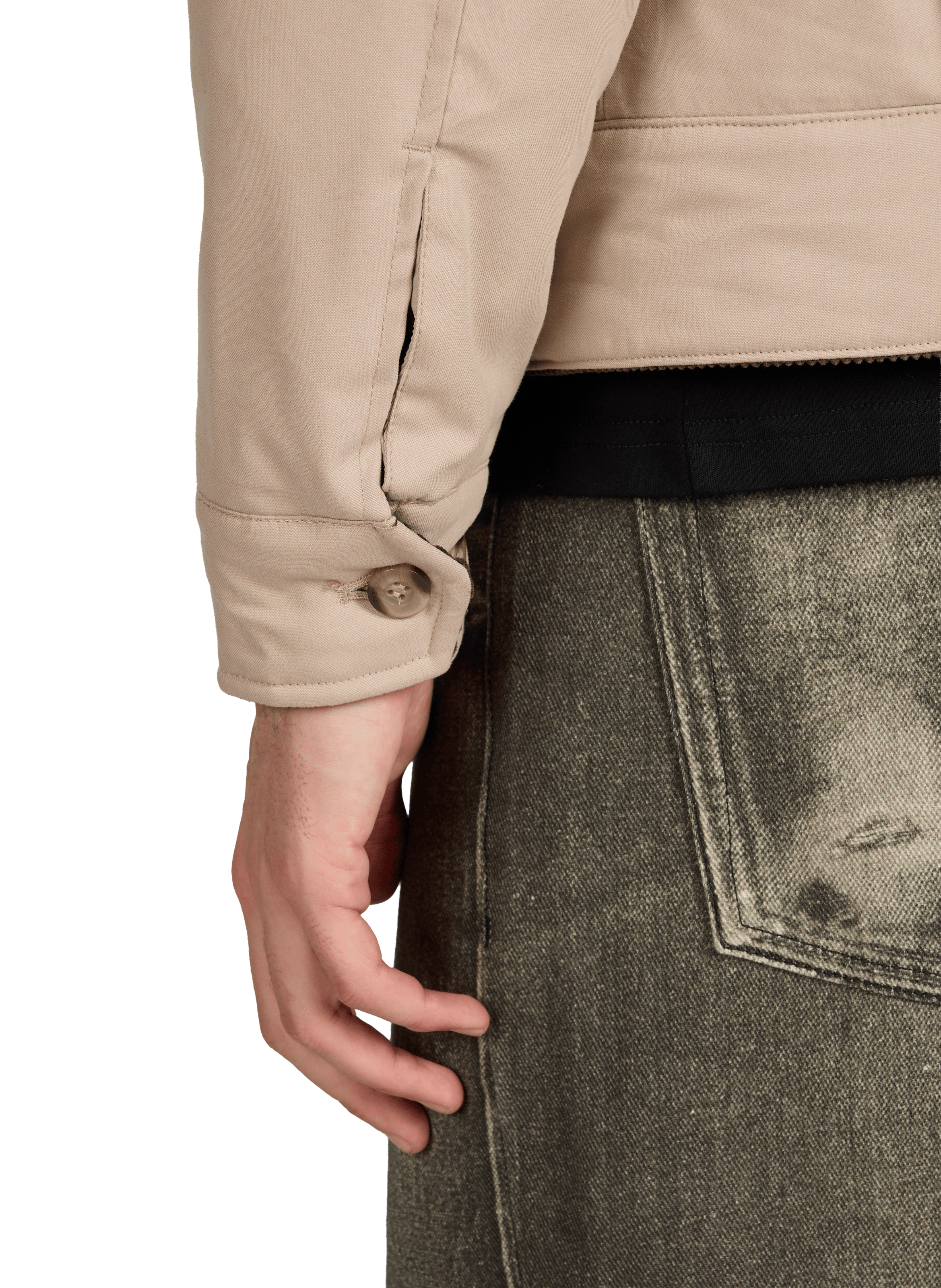 Blouson en coton mélangé FRED PERRY Beige