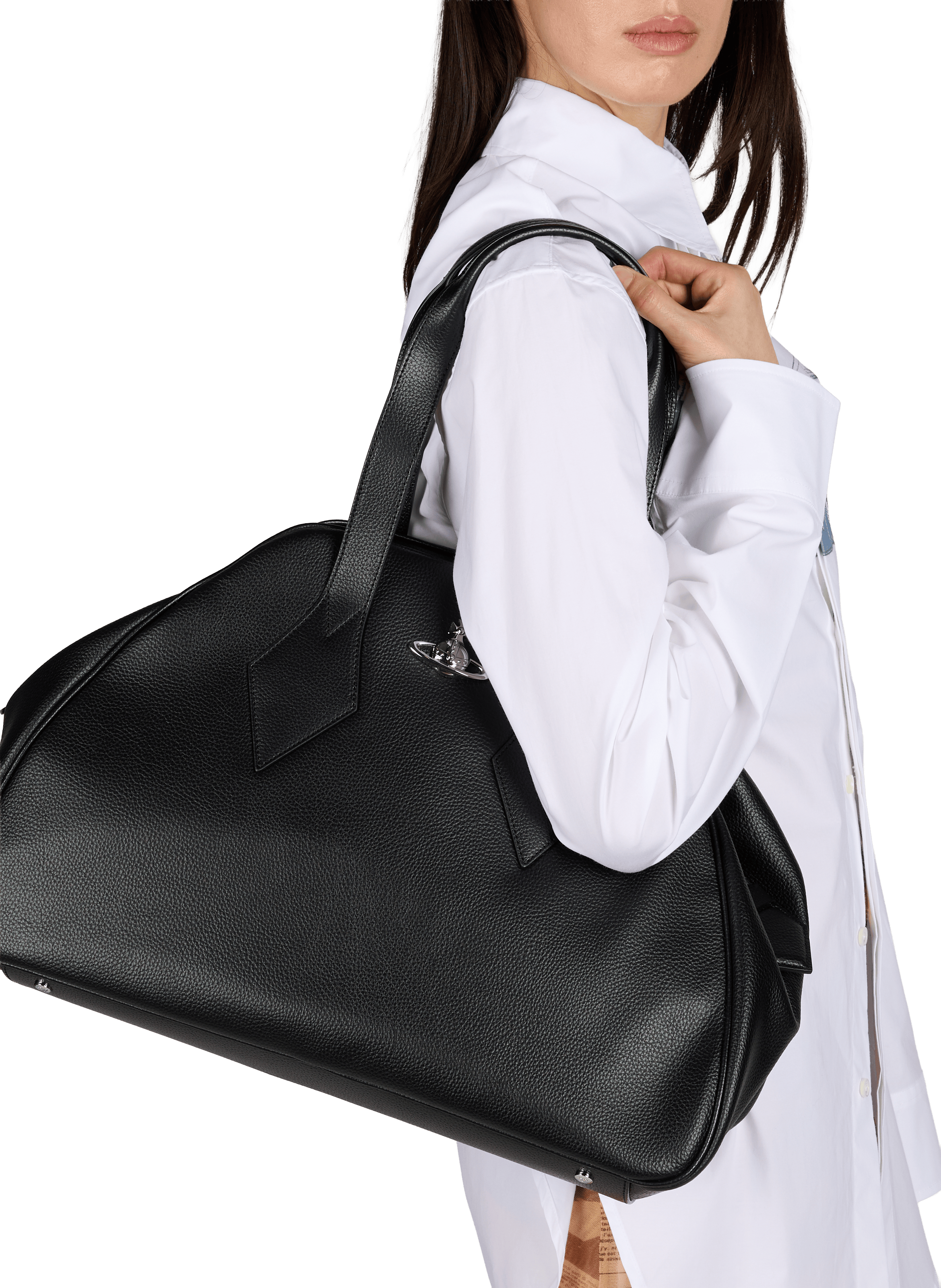 Zippered handbag VIVIENNE WESTWOOD Black