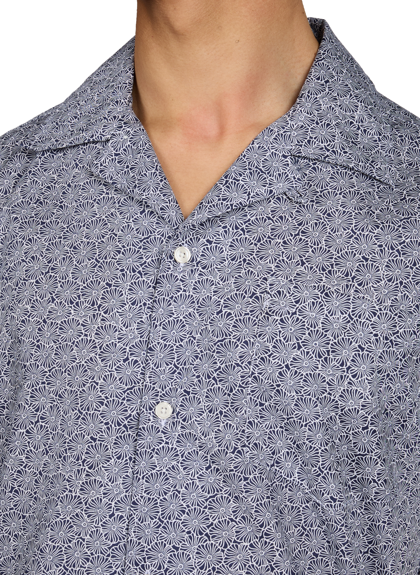 Chemise droite Hetina-D à motif en coton AU PRINTEMPS PARIS Multicolore