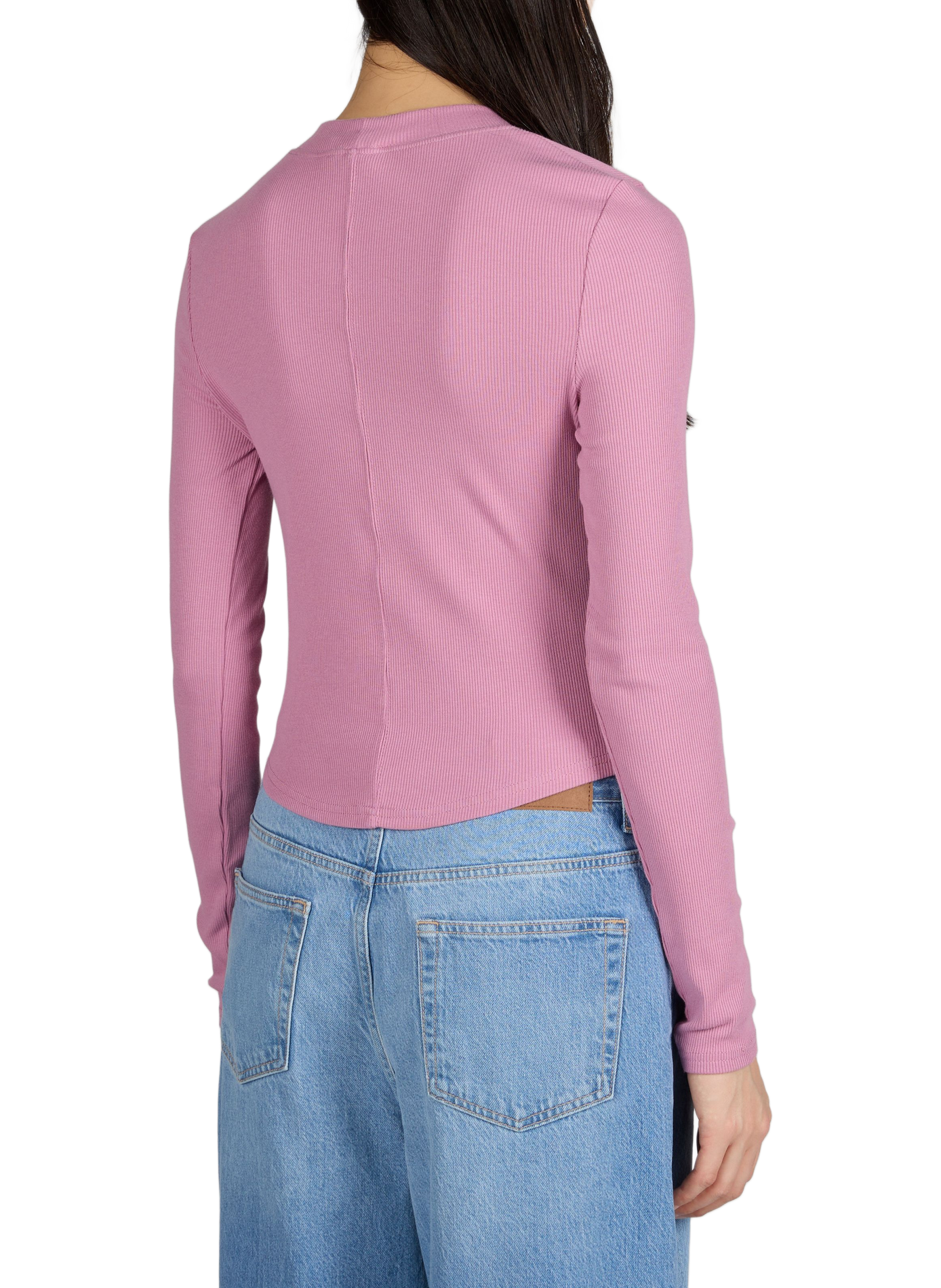 Top in cotton TOPSHOP Pink