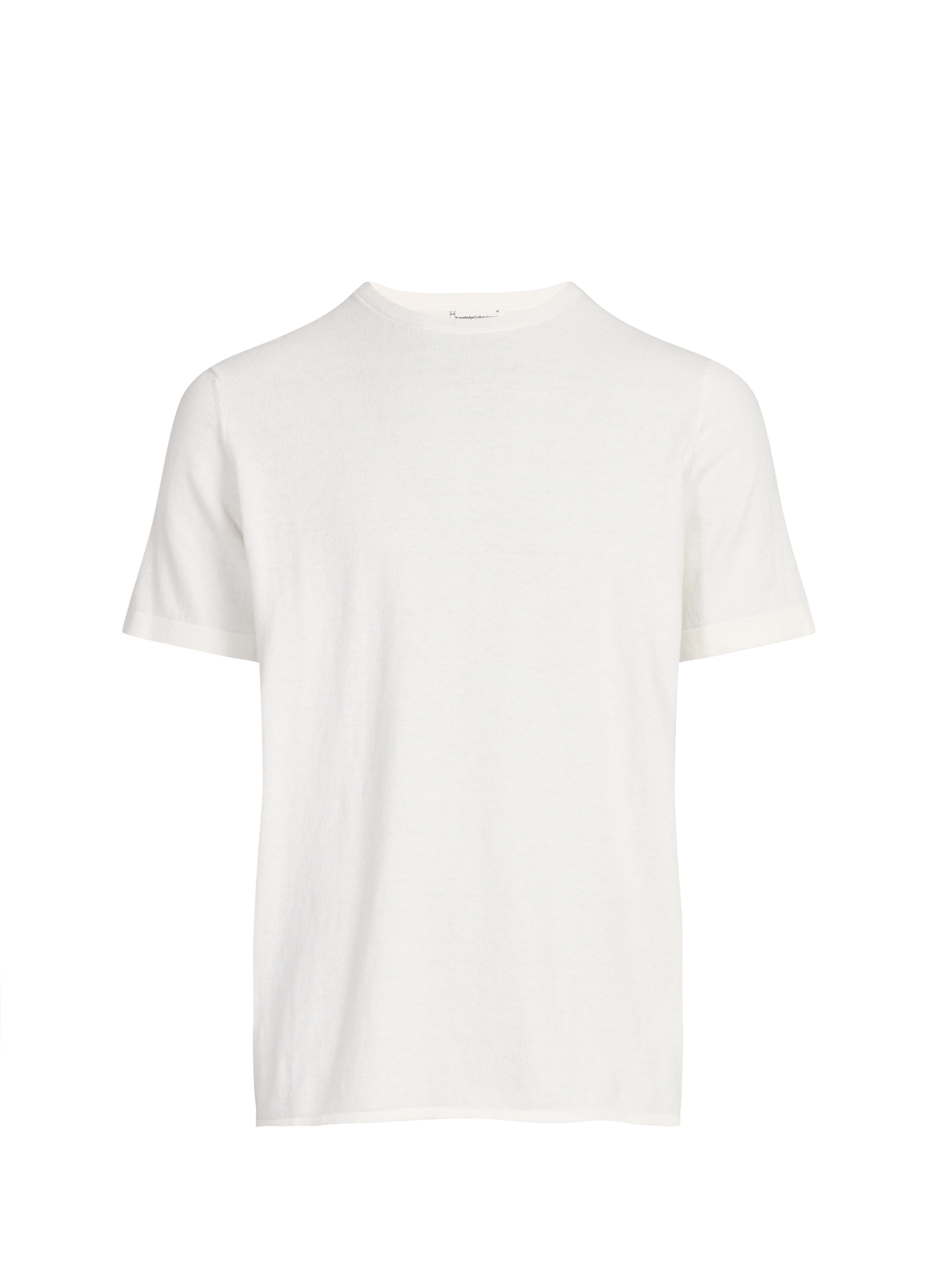 T-shirt en coton et cachemire KNOWLEDGE COTTON Beige