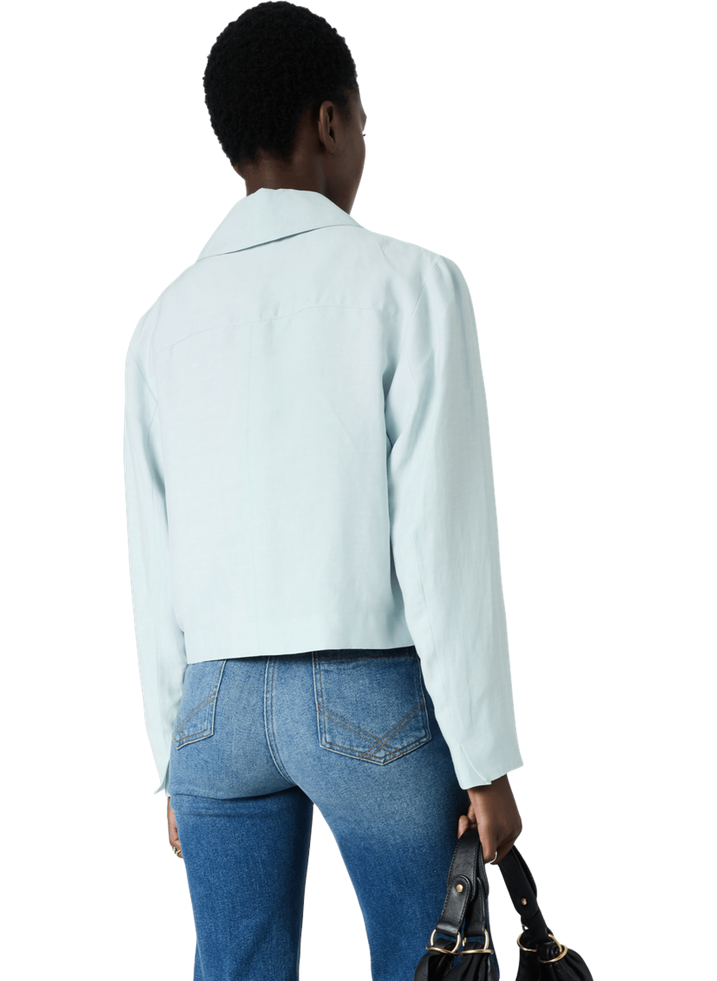 Veste courte à col chemise - tilda GERARD DAREL Vert