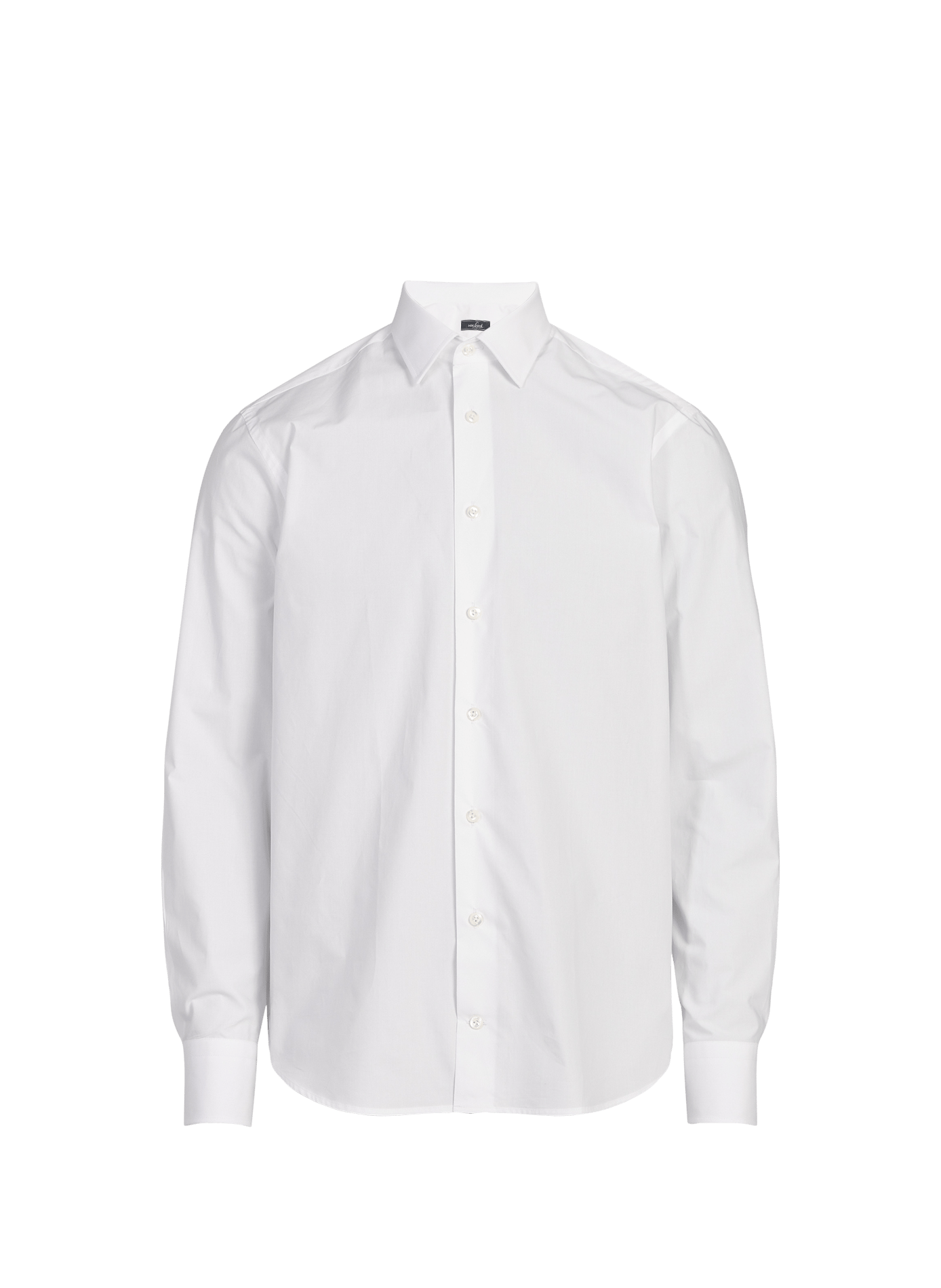 Slim-fit katoenen overhemd VAN LAACK Wit