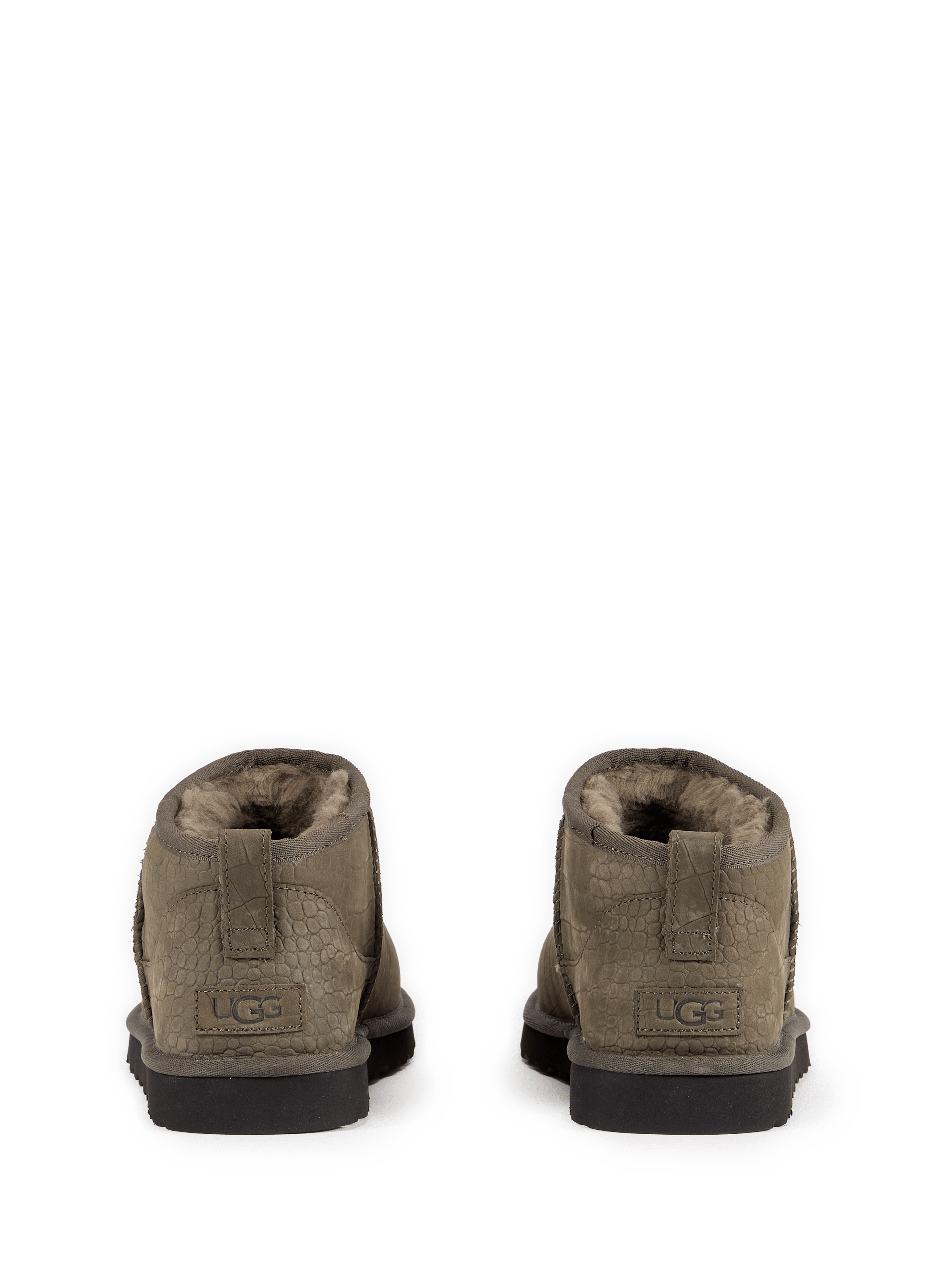 Boots Classic Ultra Mini imprimé crocodile UGG Marron