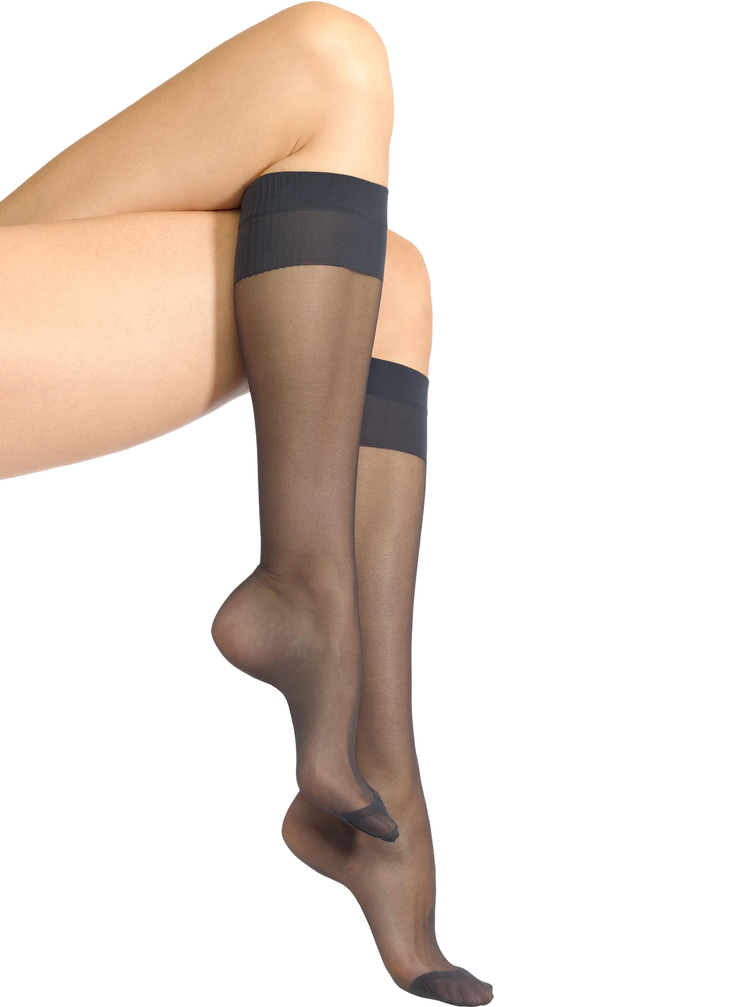 Sheer Matité 20 knee-highs  Marine