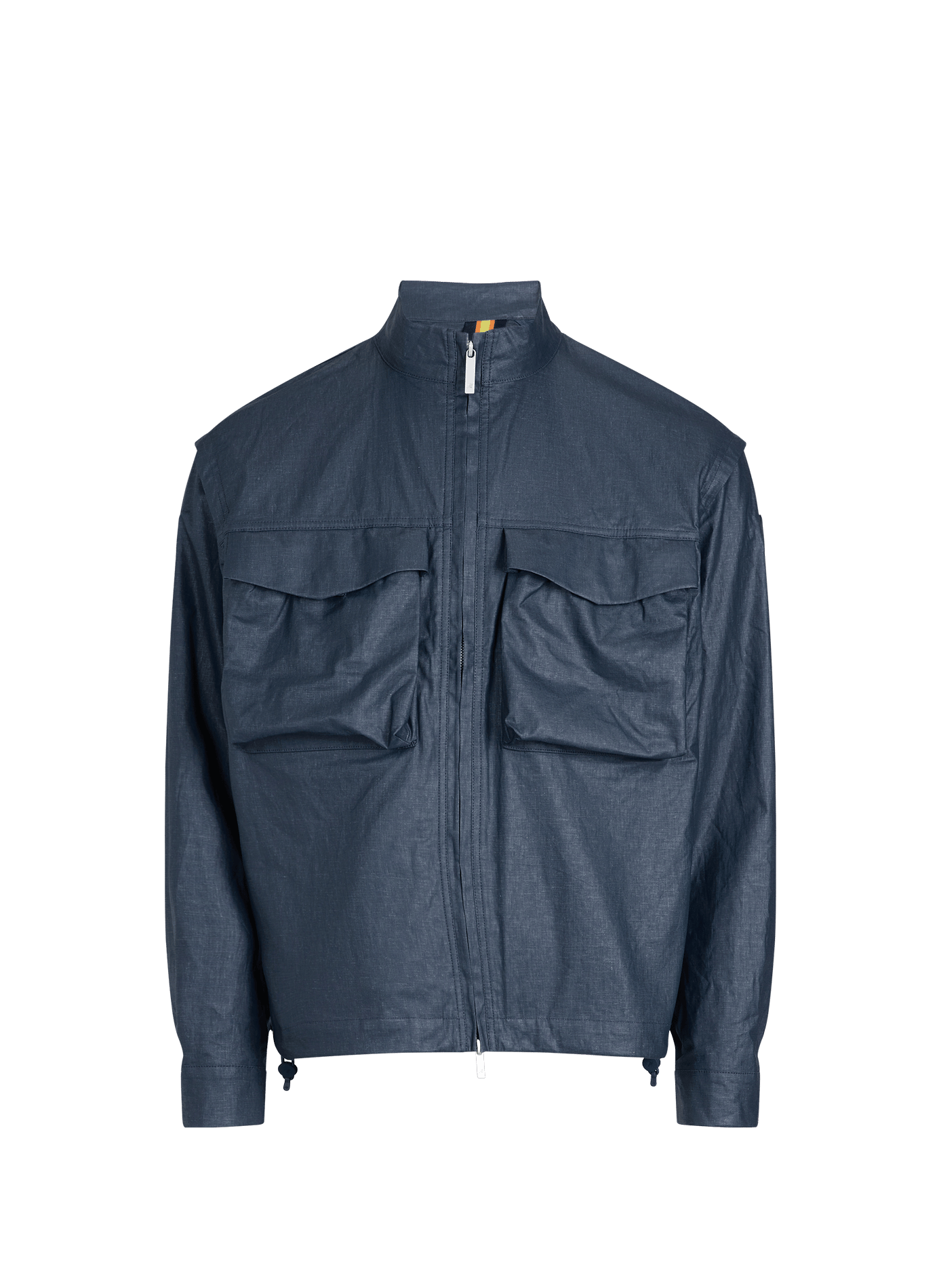 Veste légère en lin et soie  K-WAY Bleu