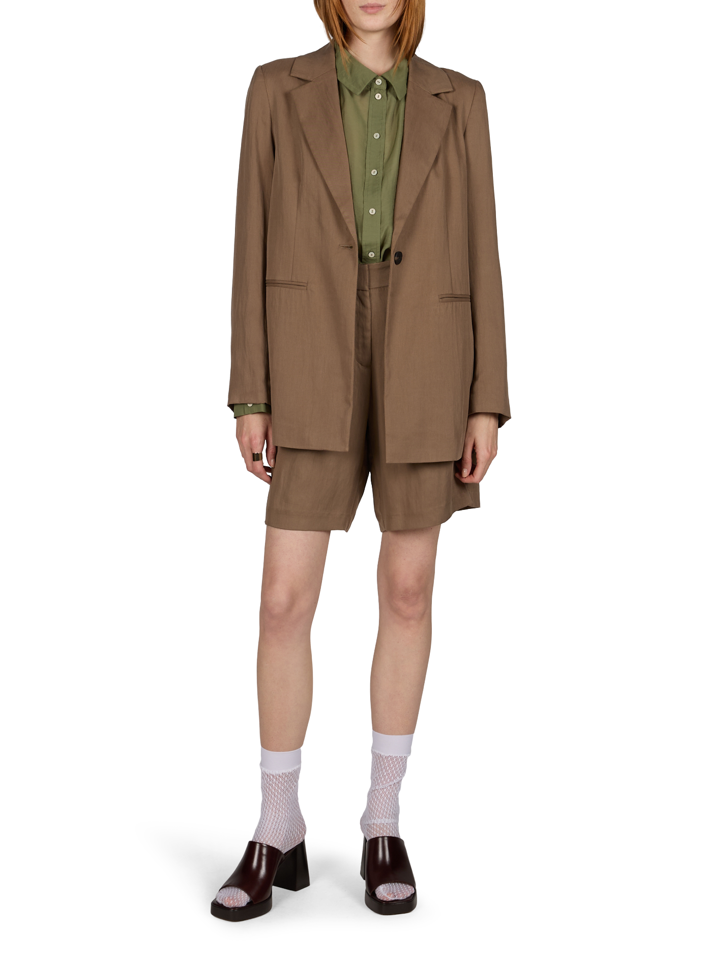 Straight cut Vialyna blazer VILA Brown