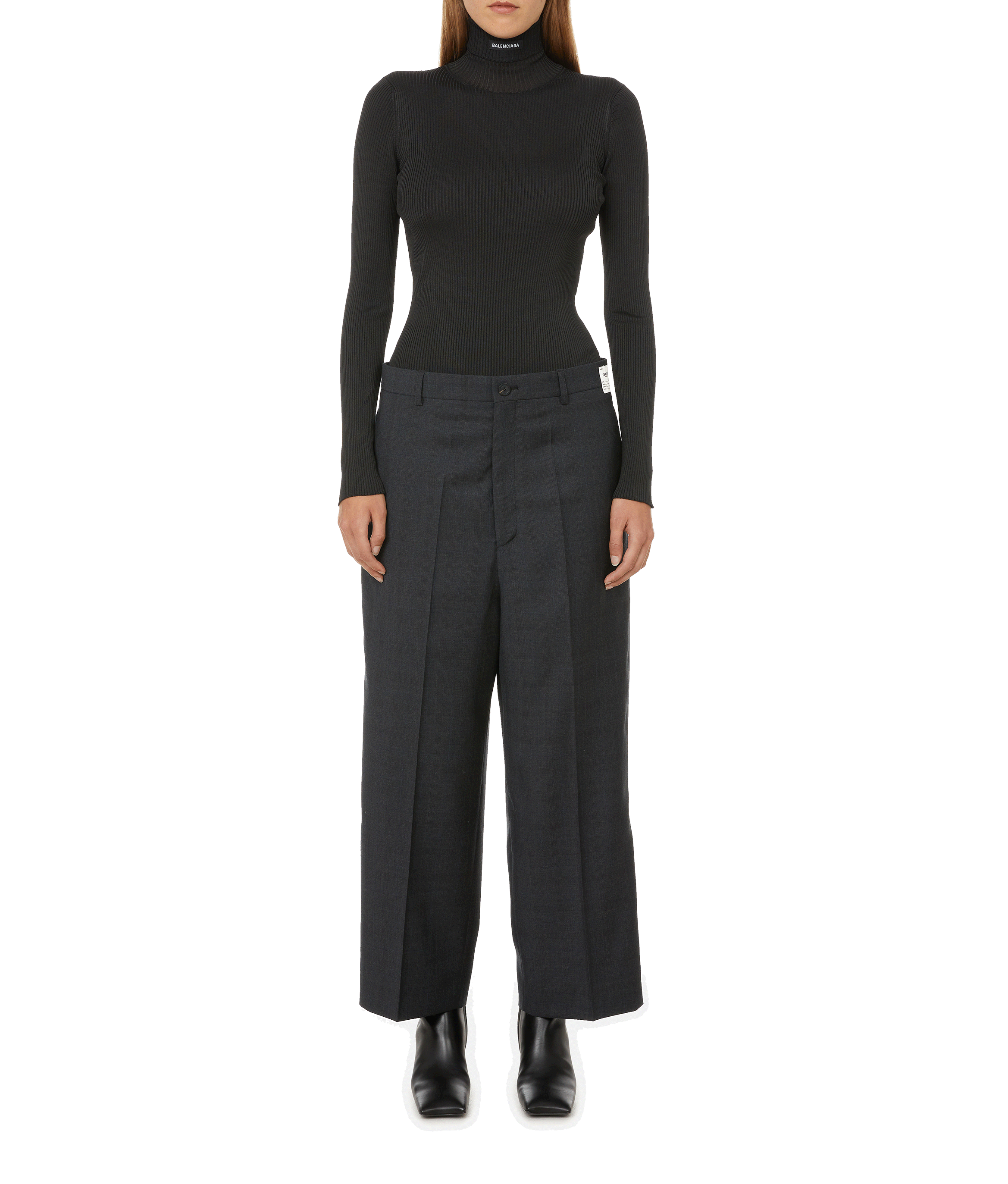 Weite Wollhose BALENCIAGA Grau