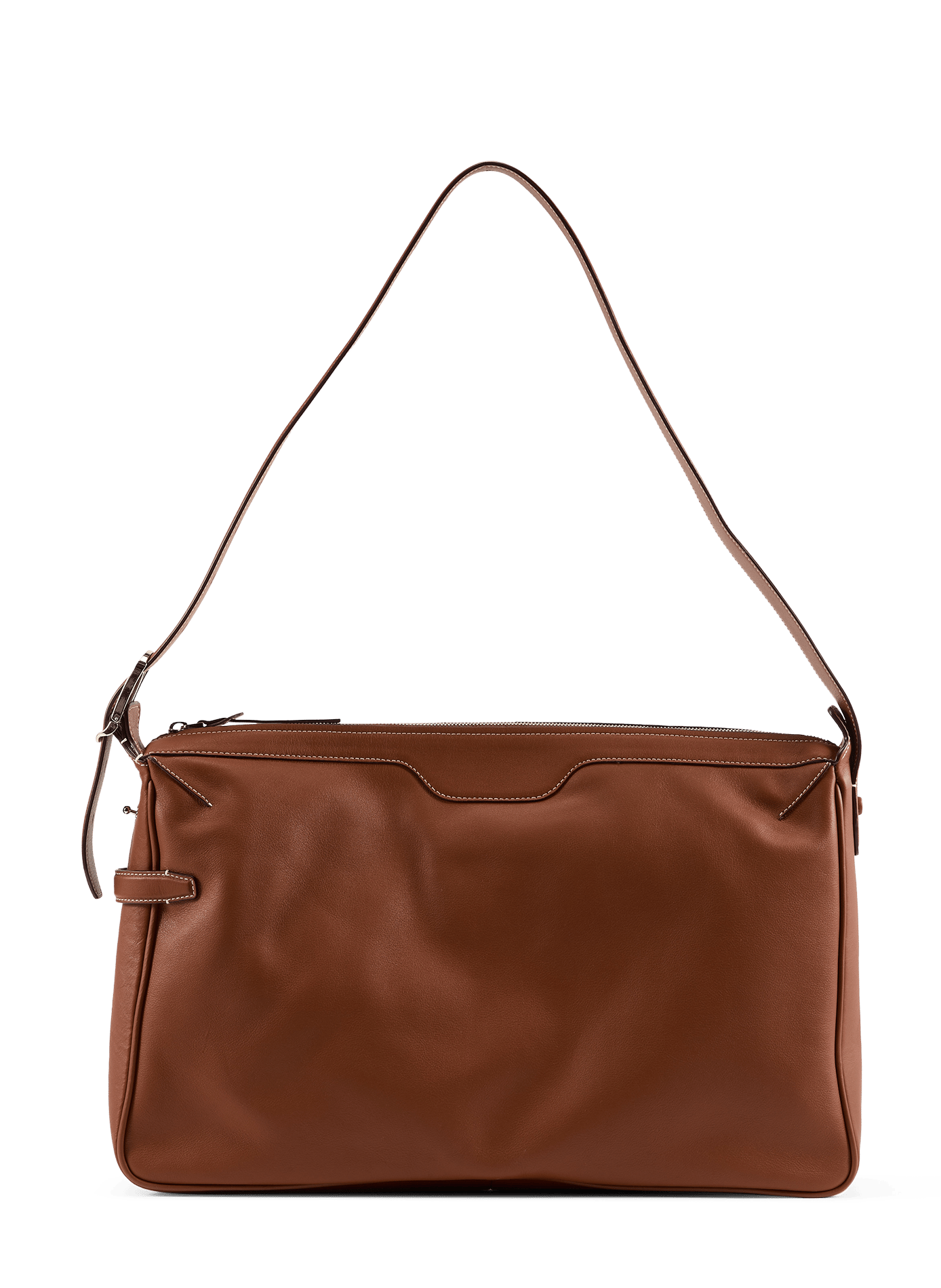 Borsa a tracolla in pelle BONASTRE Marrone