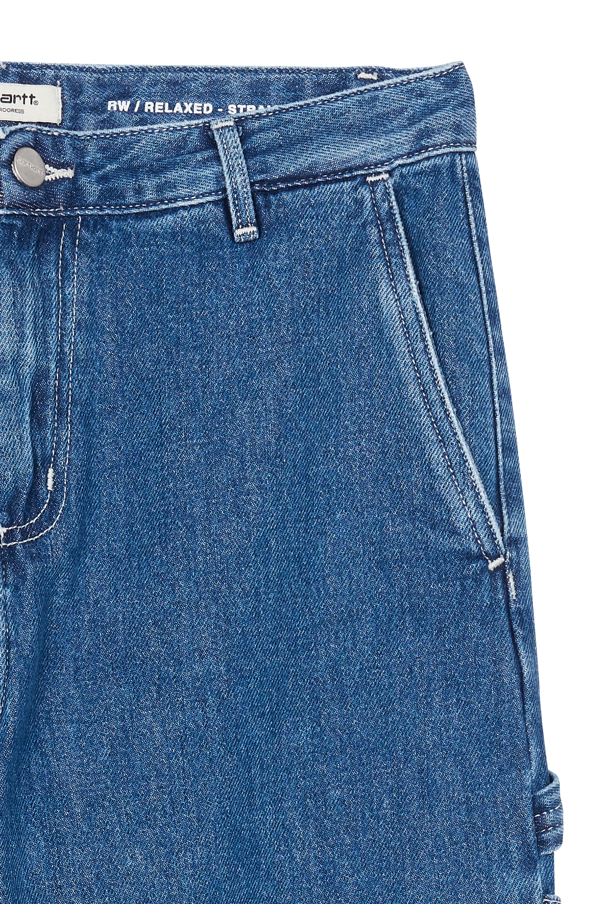 Jean w' pierce straight CARHARTT WIP Bleu
