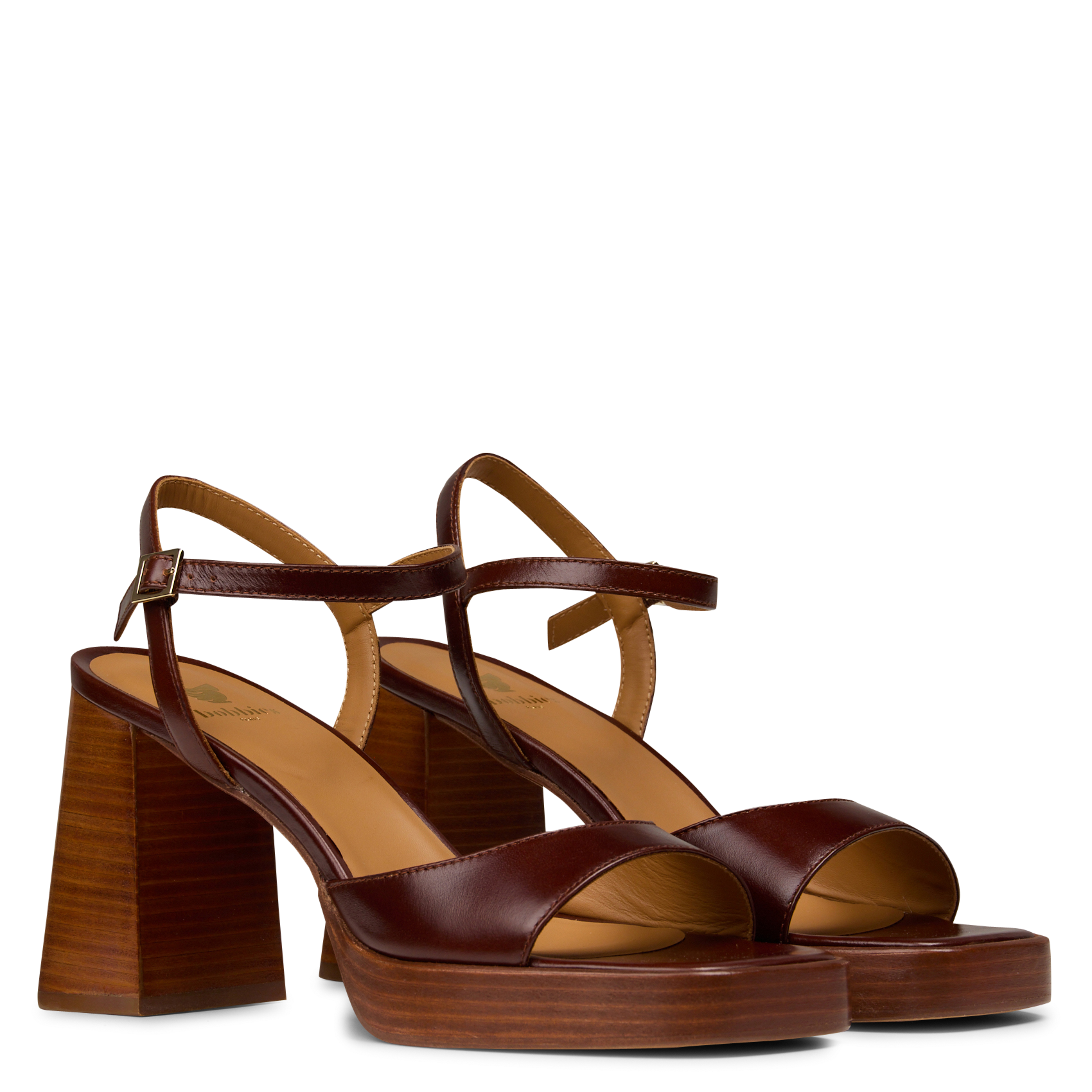 Sanadales à talons lenka BOBBIES Marron