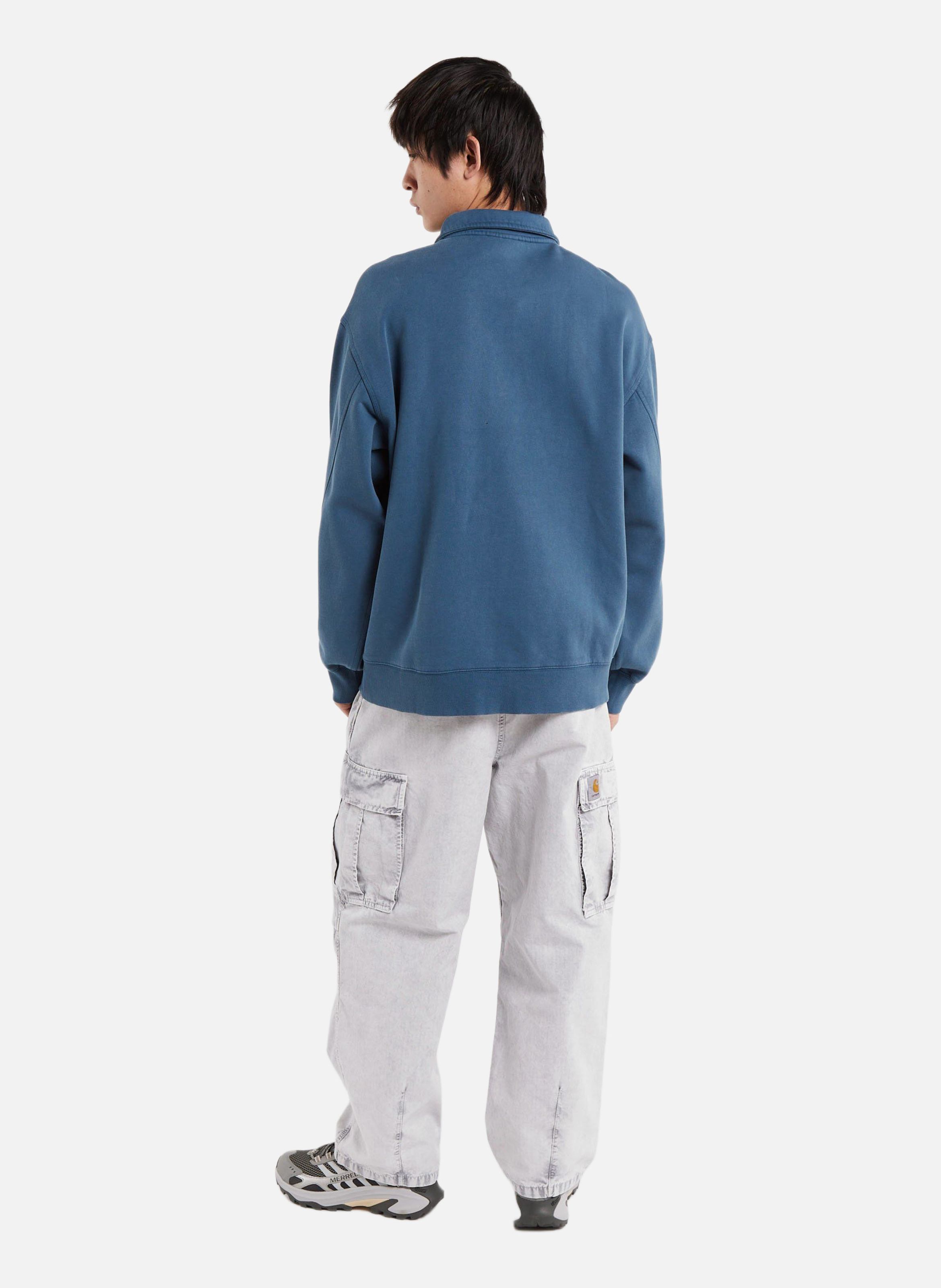 Sweat zippé half zip detroit sweat CARHARTT WIP Bleu
