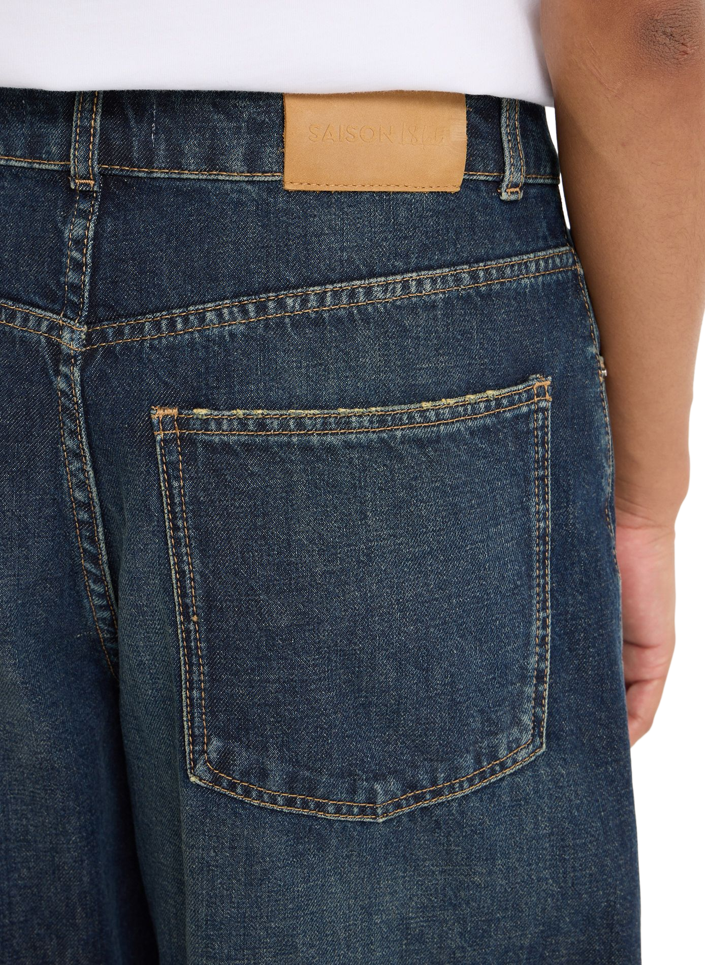 Jean large en coton | Bleu SAISON 1865 Femme