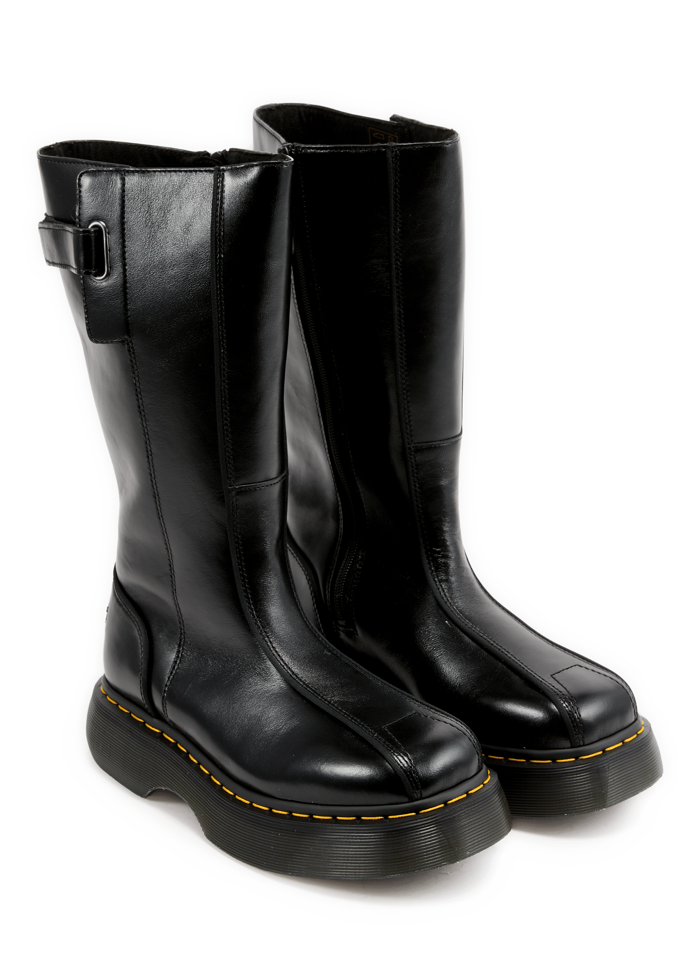 Stiefel Buzz Hi High aus Rindsleder DR. MARTENS Schwarz