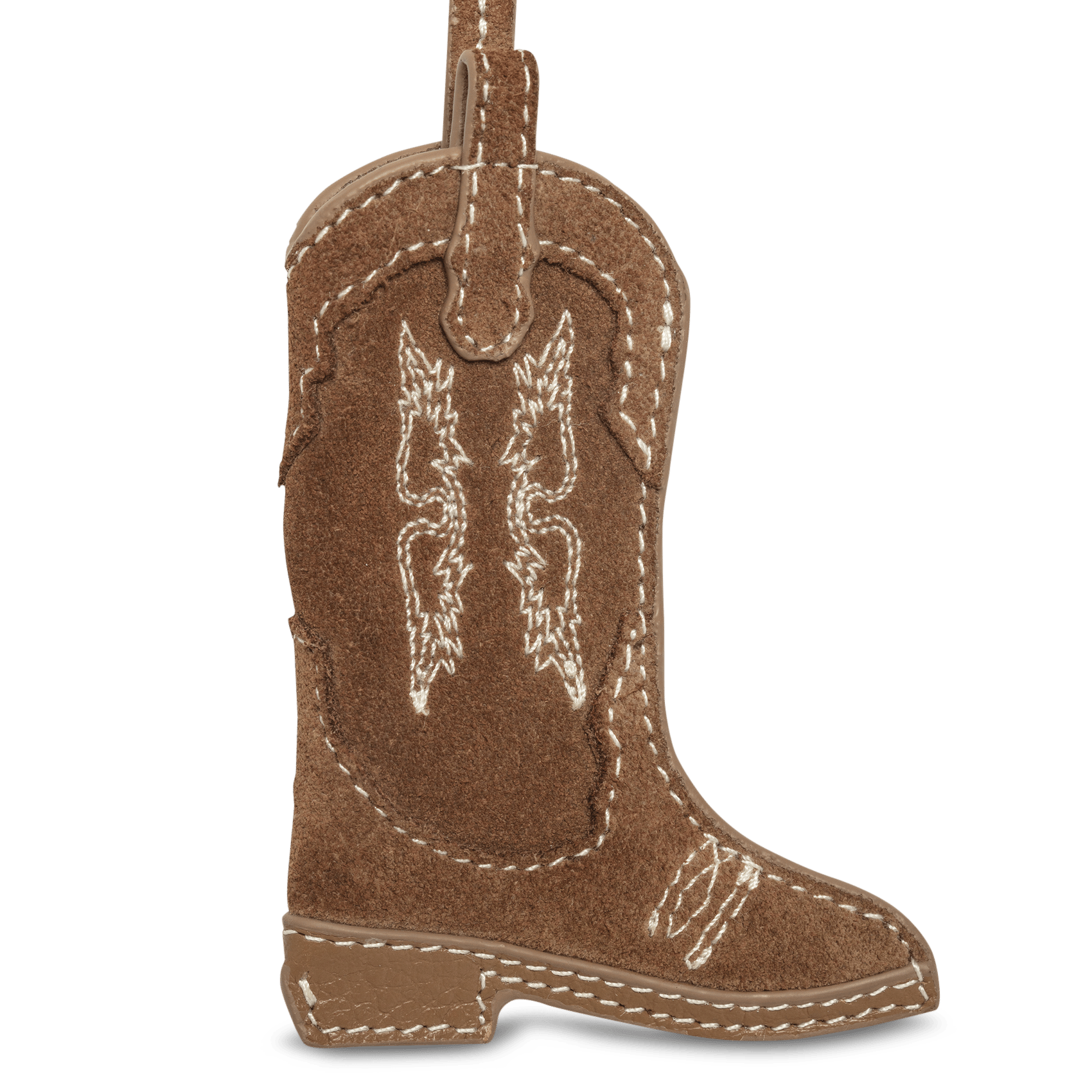 Porte-clé santiag en cuir tex keyring ZADIG&VOLTAIRE Marron