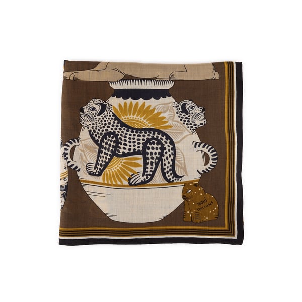 Foulard imprimé en laine Foulard imprimé en laine