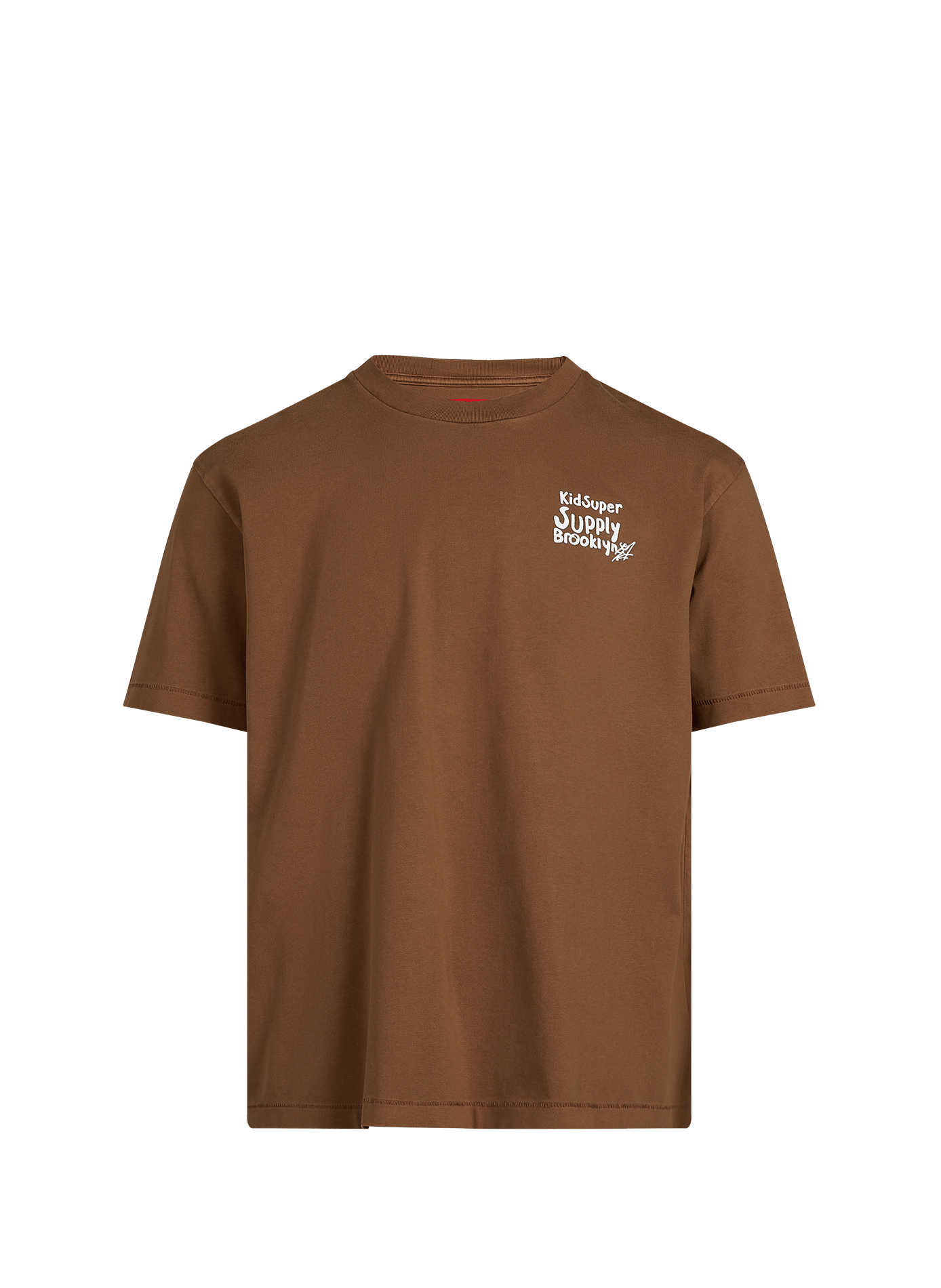 Straight round neck cotton T-shirt KIDSUPER