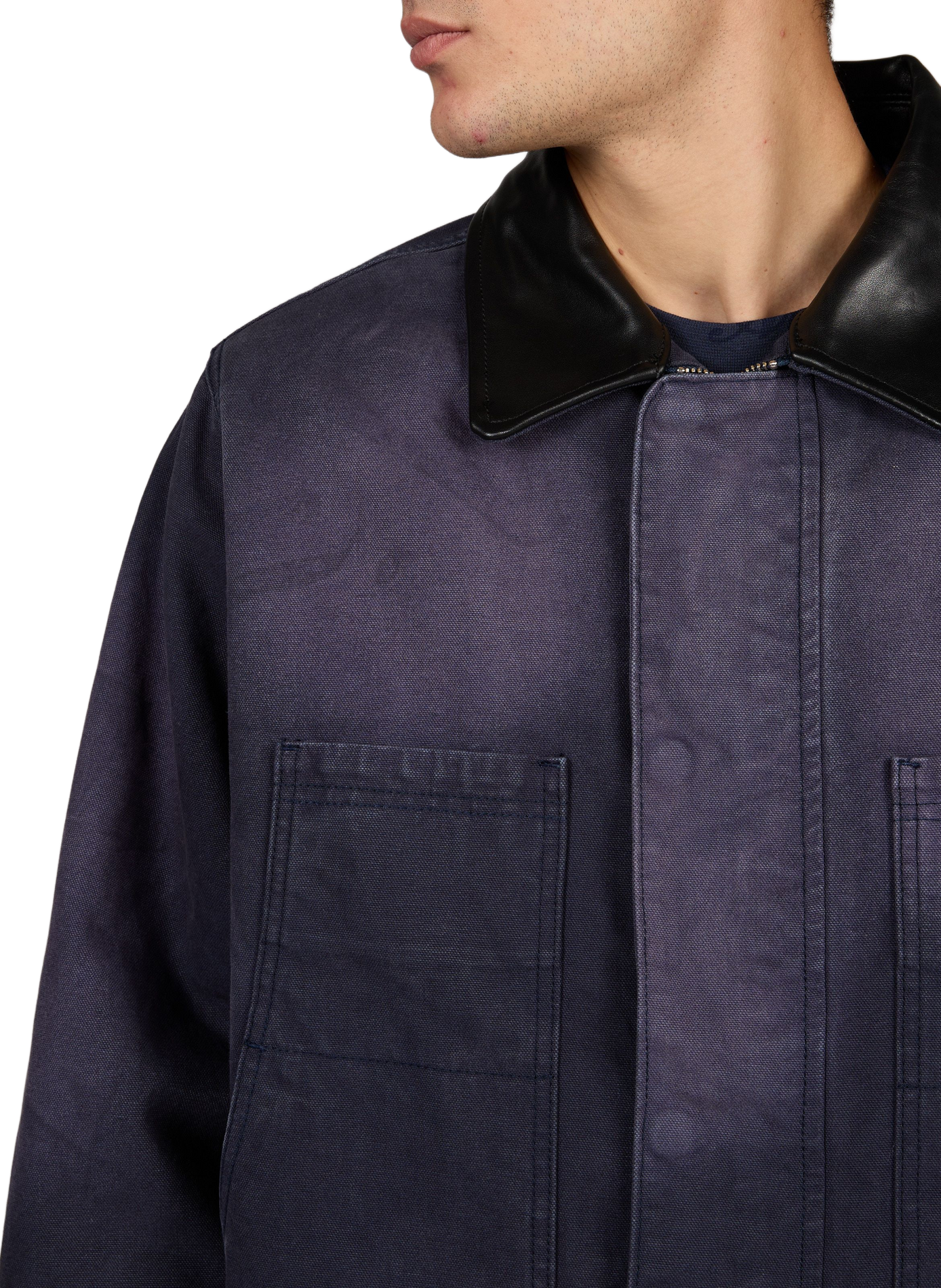 Gerade Baumwolljacke ARTE ANTWERP Blau