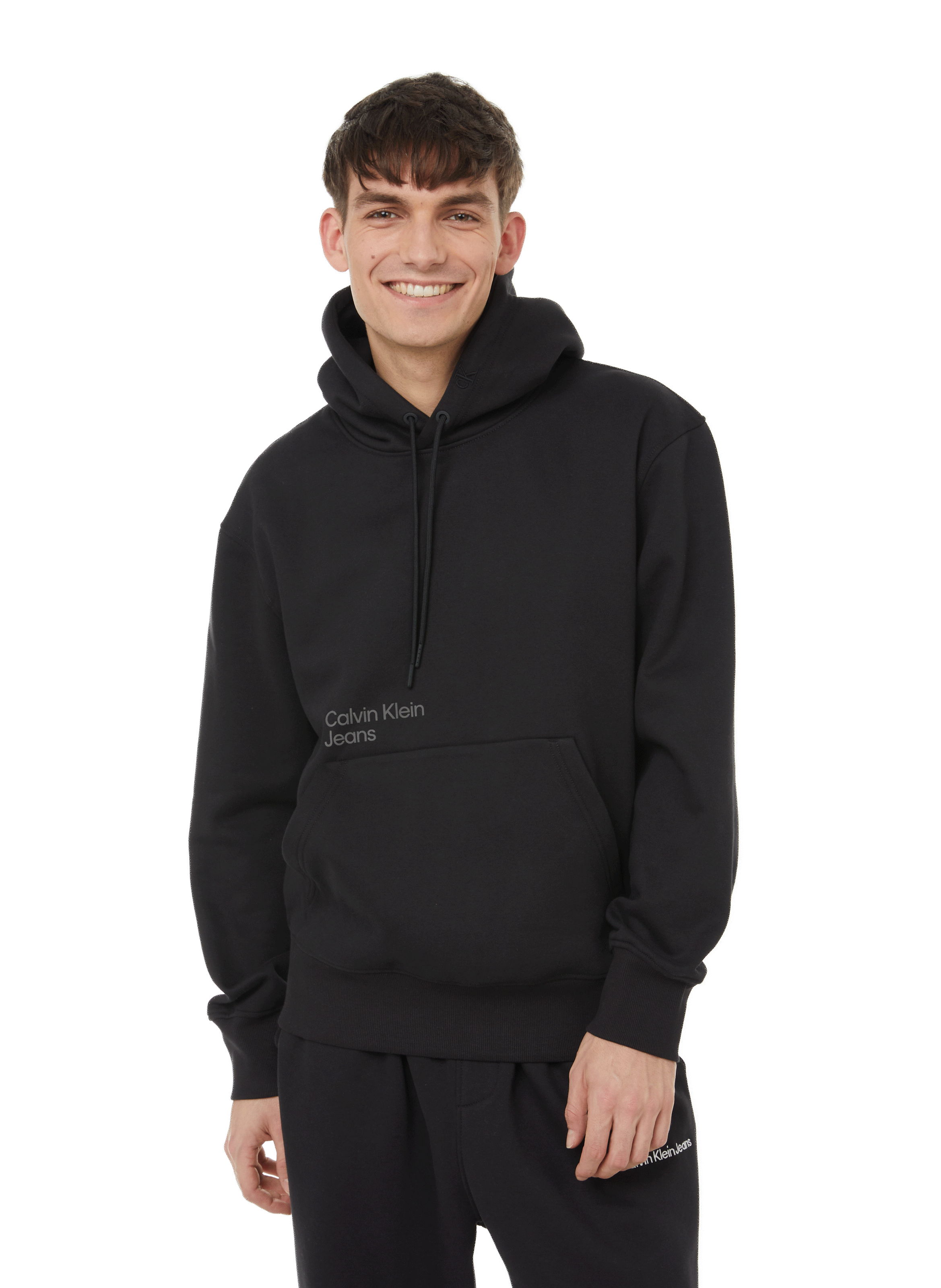 calvin klein black hoodie men