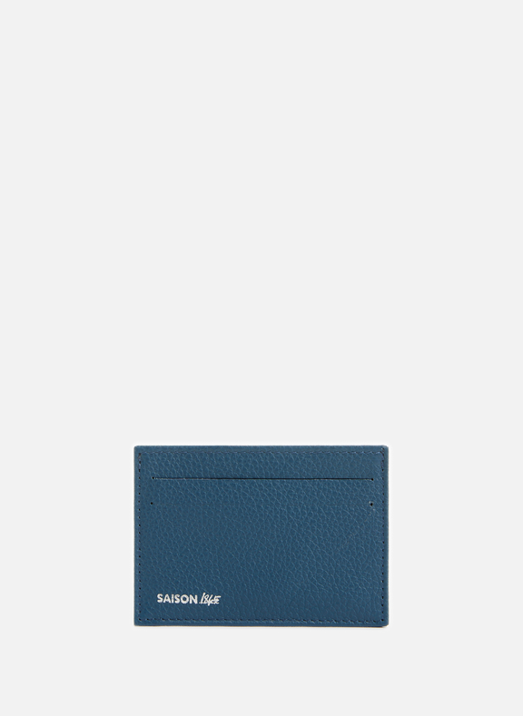 SAISON 1865 Porte-cartes en cuir Bleu
