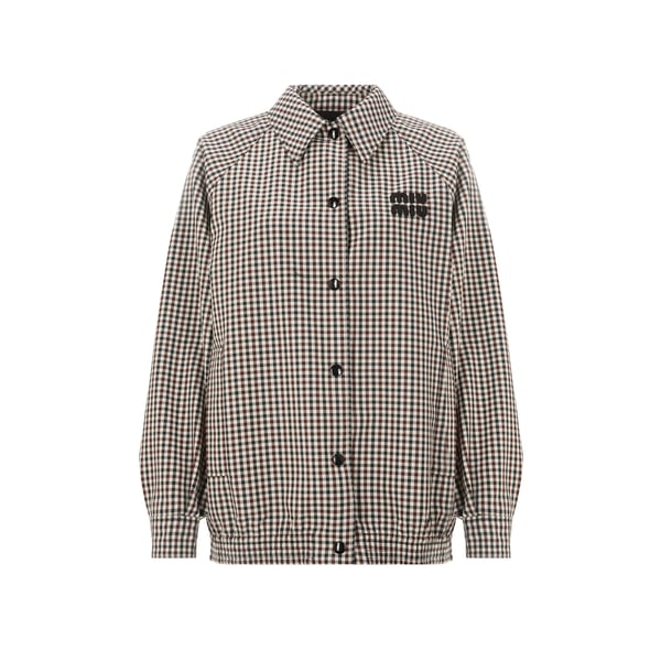 Veste d'extérieur à carreaux