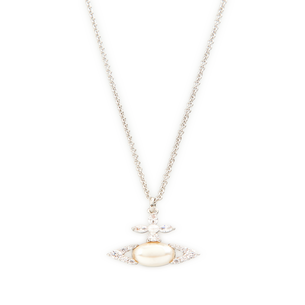 Shop Vivienne Westwood Ada Necklace In Silver