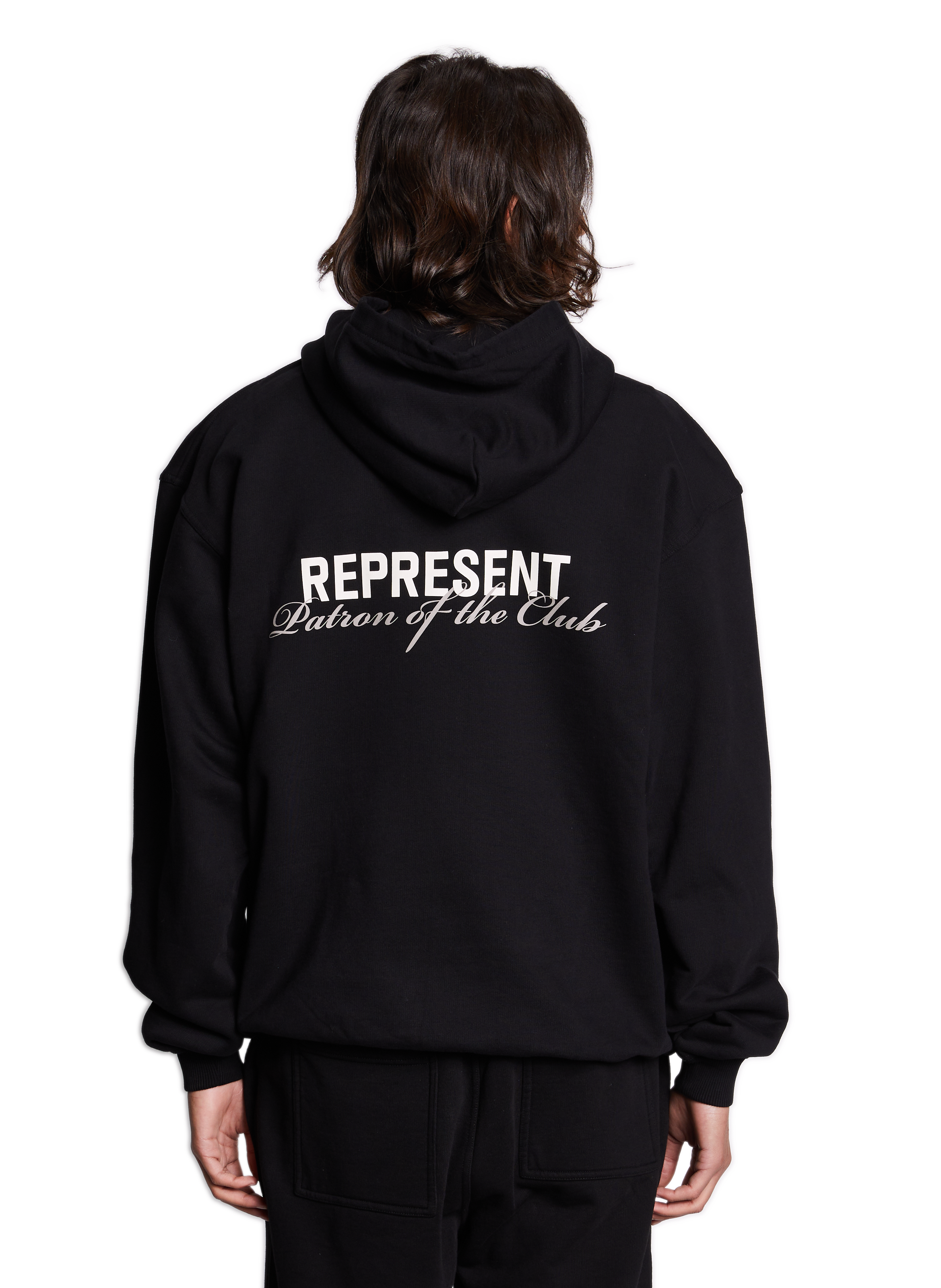 Hoodie à capuche en coton  REPRESENT Noir