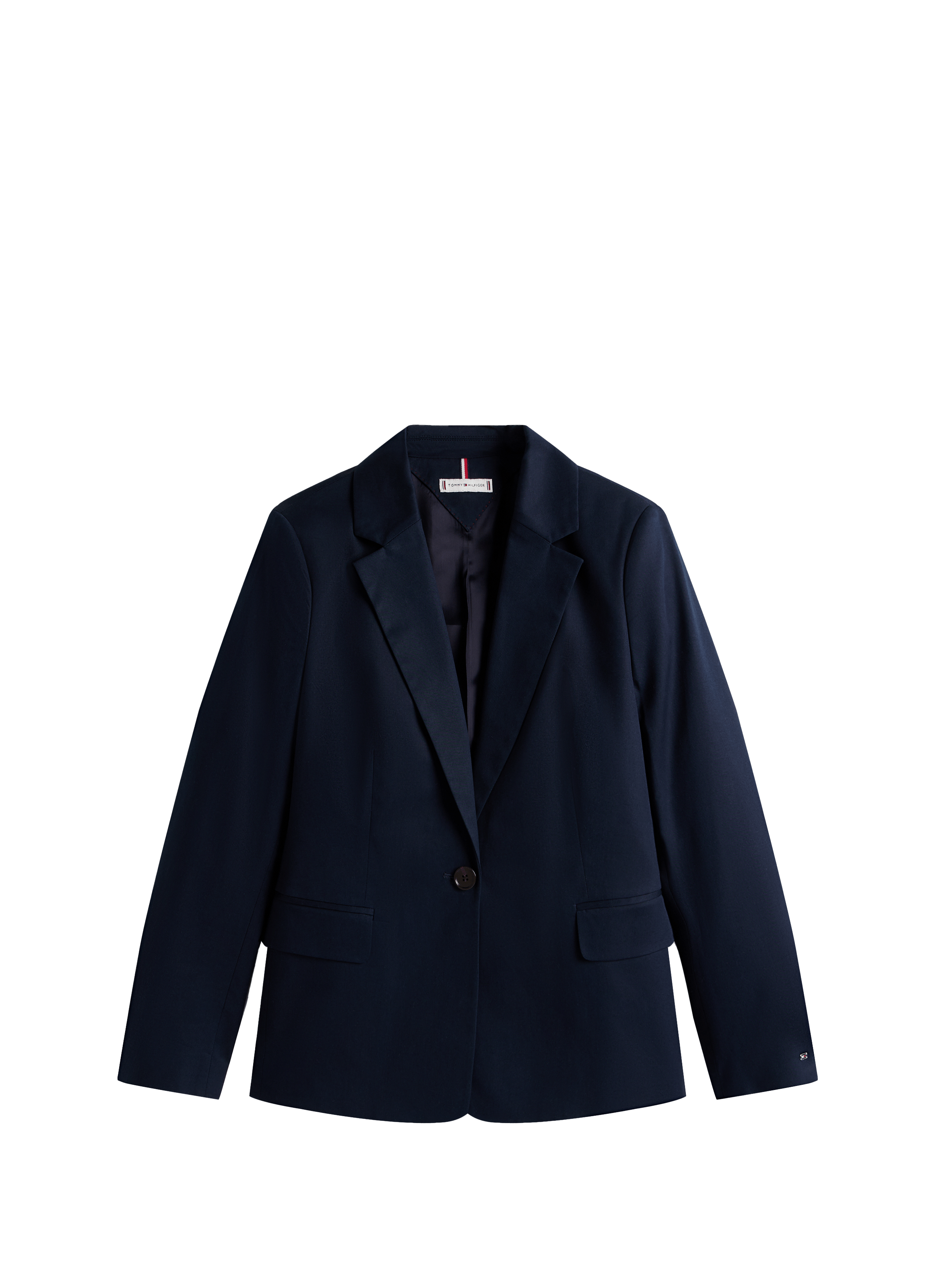 Fitted straight blazer TOMMY HILFIGER Blue