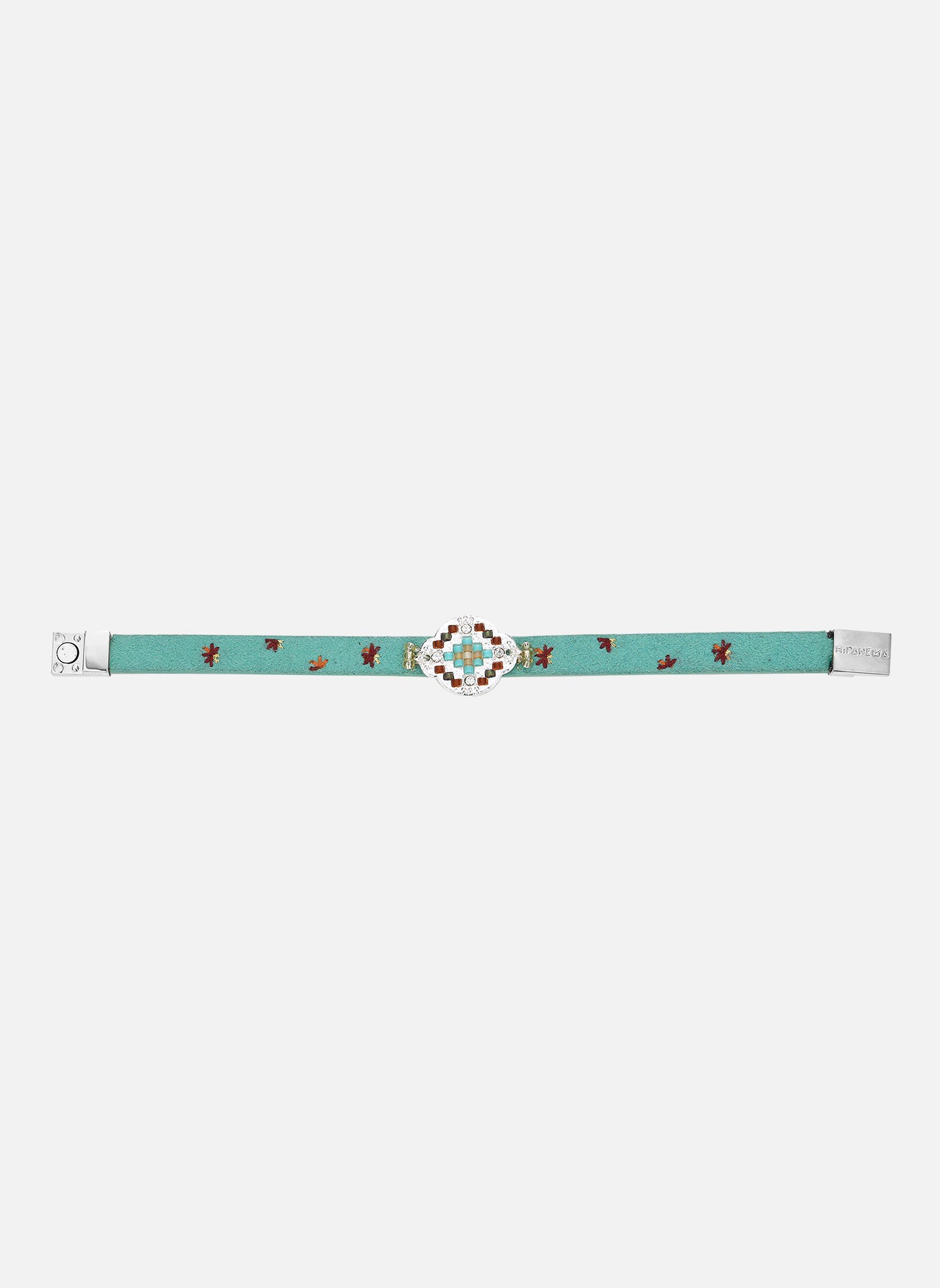 Bracelet avec fermoir aimanté et placage eclectik HIPANEMA Bleu