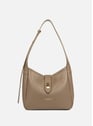 Small bucket bag - Top Double | Brown by LANCASTER LANCASTER Small bucket bag - Top Double | Brown