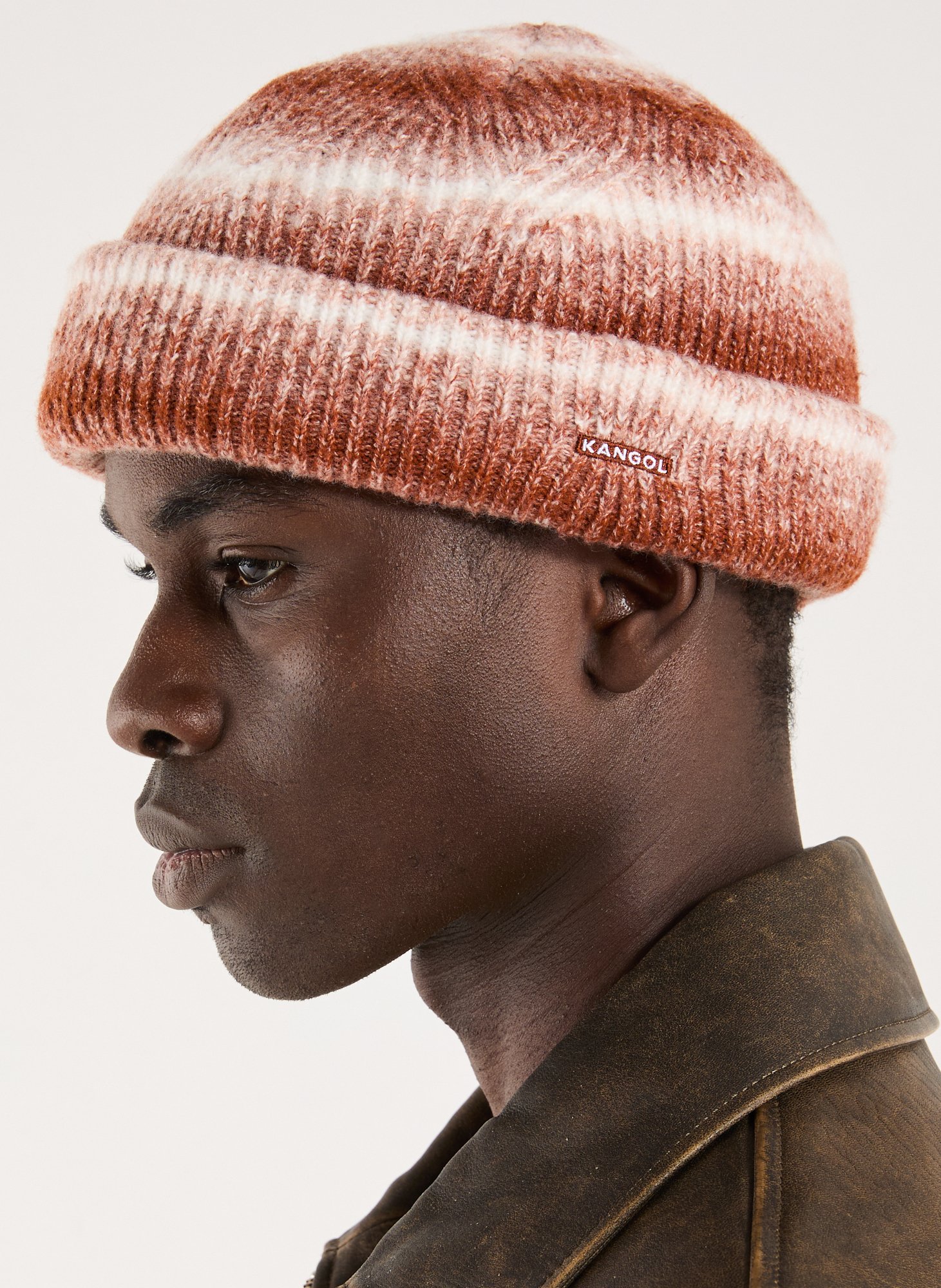 Logo beanie KANGOL Brown