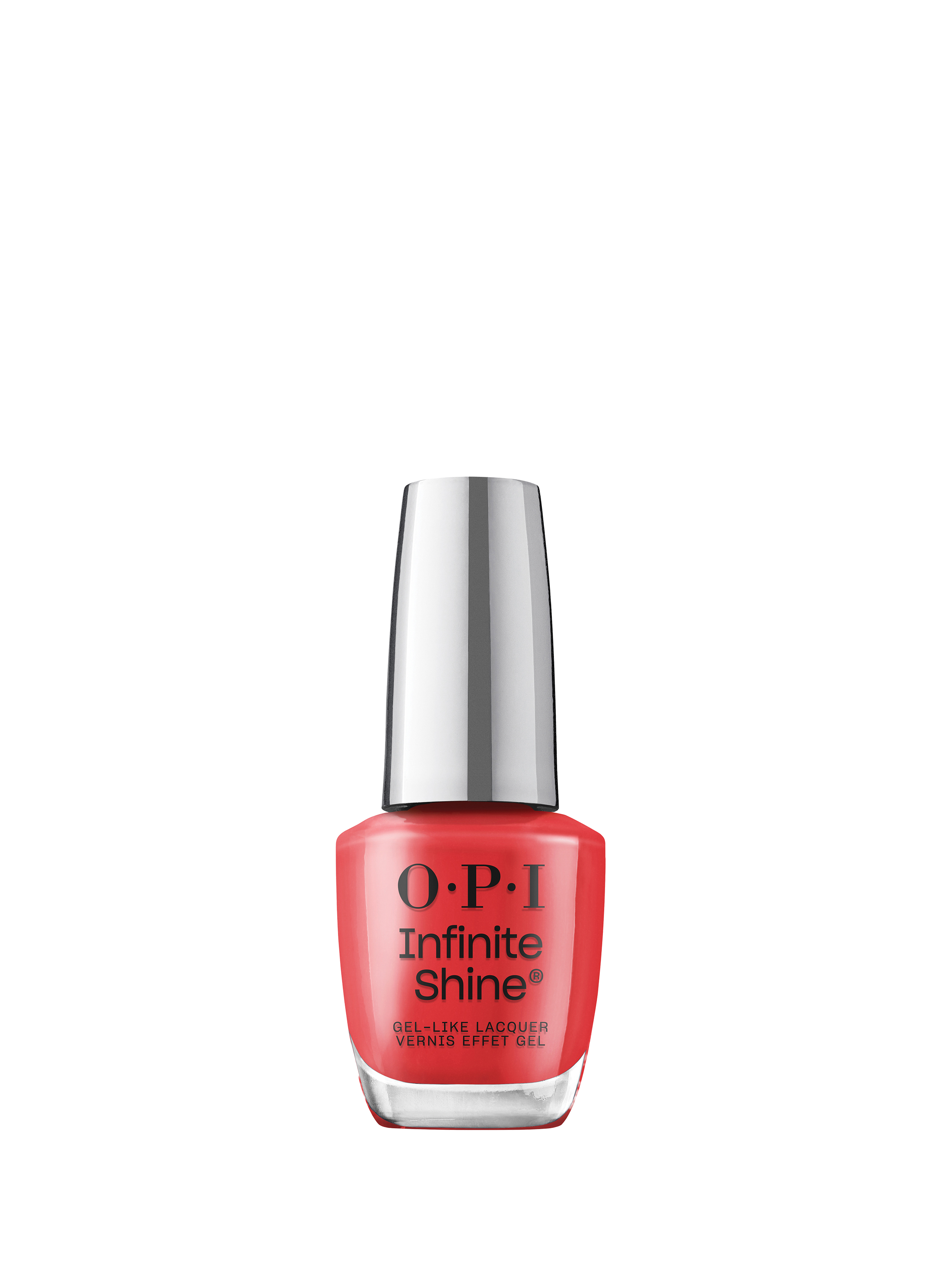 OPI Cajun ShrimpTM
Infinite Shine
Long-lasting gel effect nail polish Rouge
