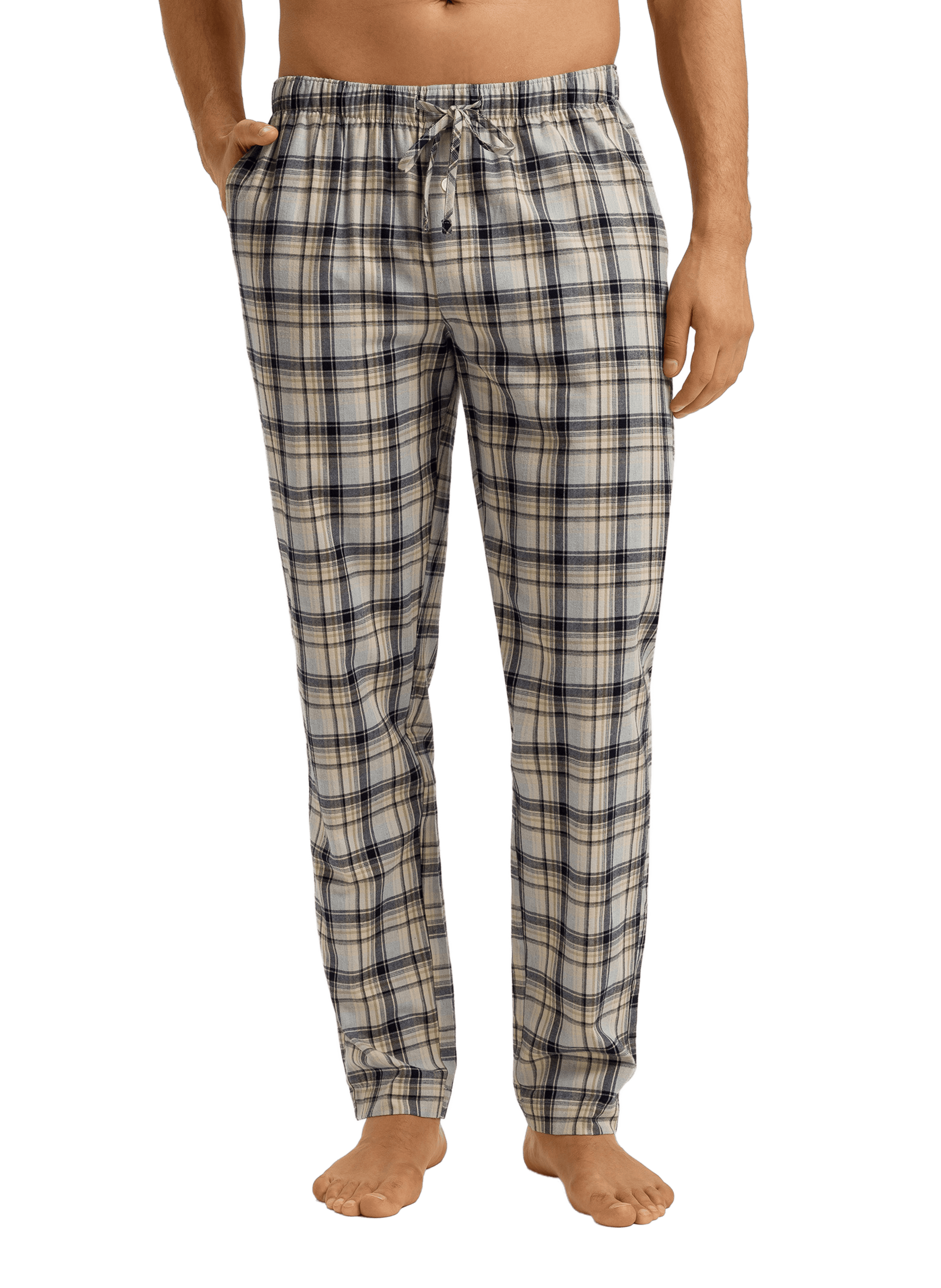Pantalon de pyjama en coton HANRO Bleu
