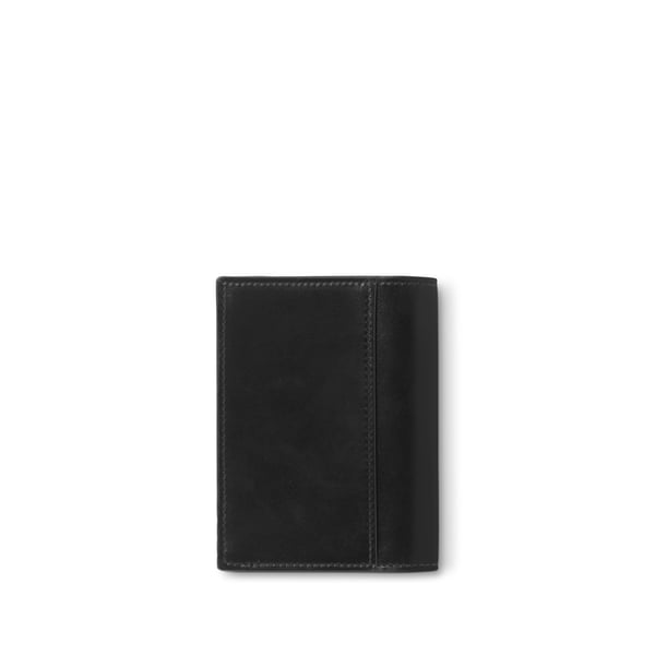 Portefeuille en cuir lisse