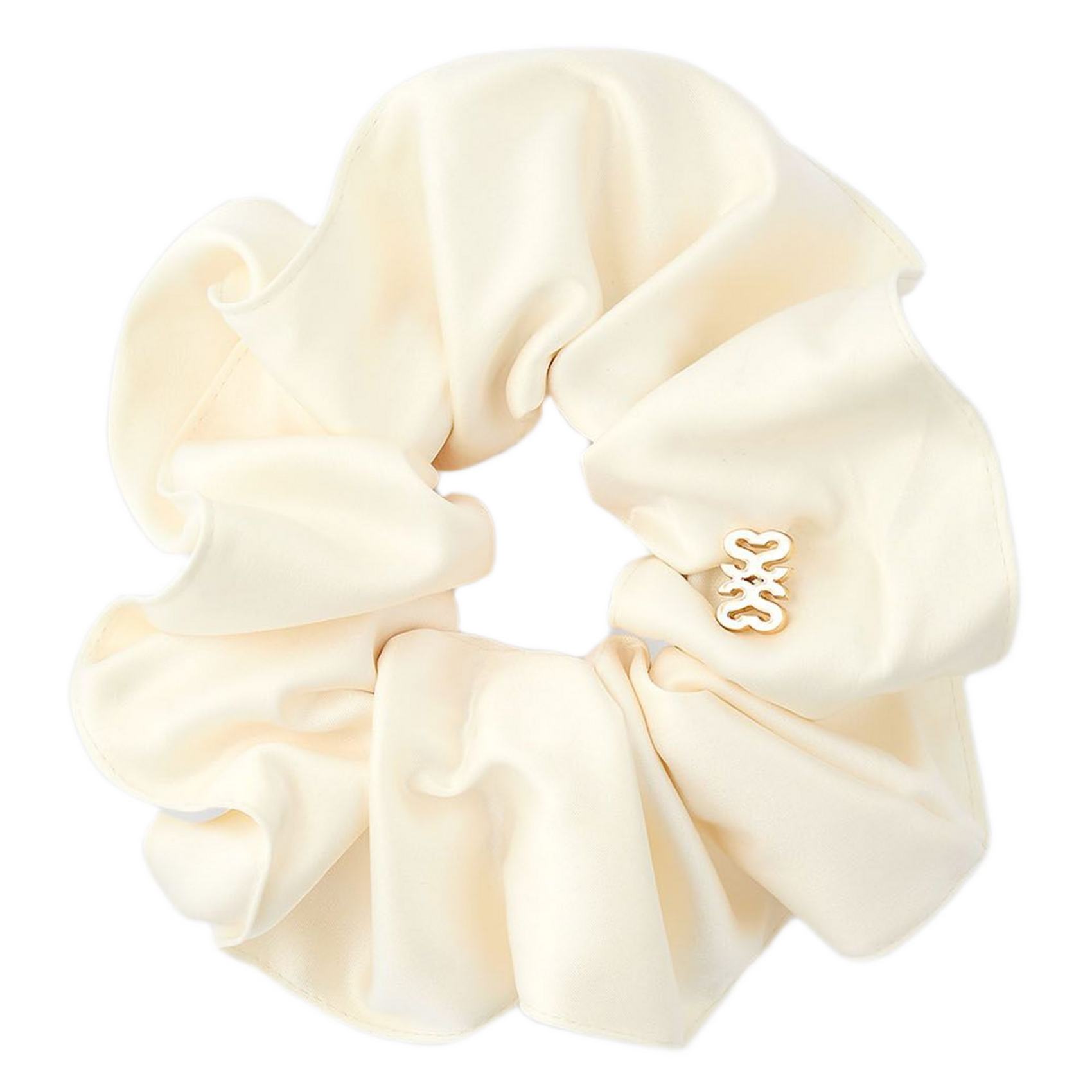 Chouchou satiné SANDRO Beige