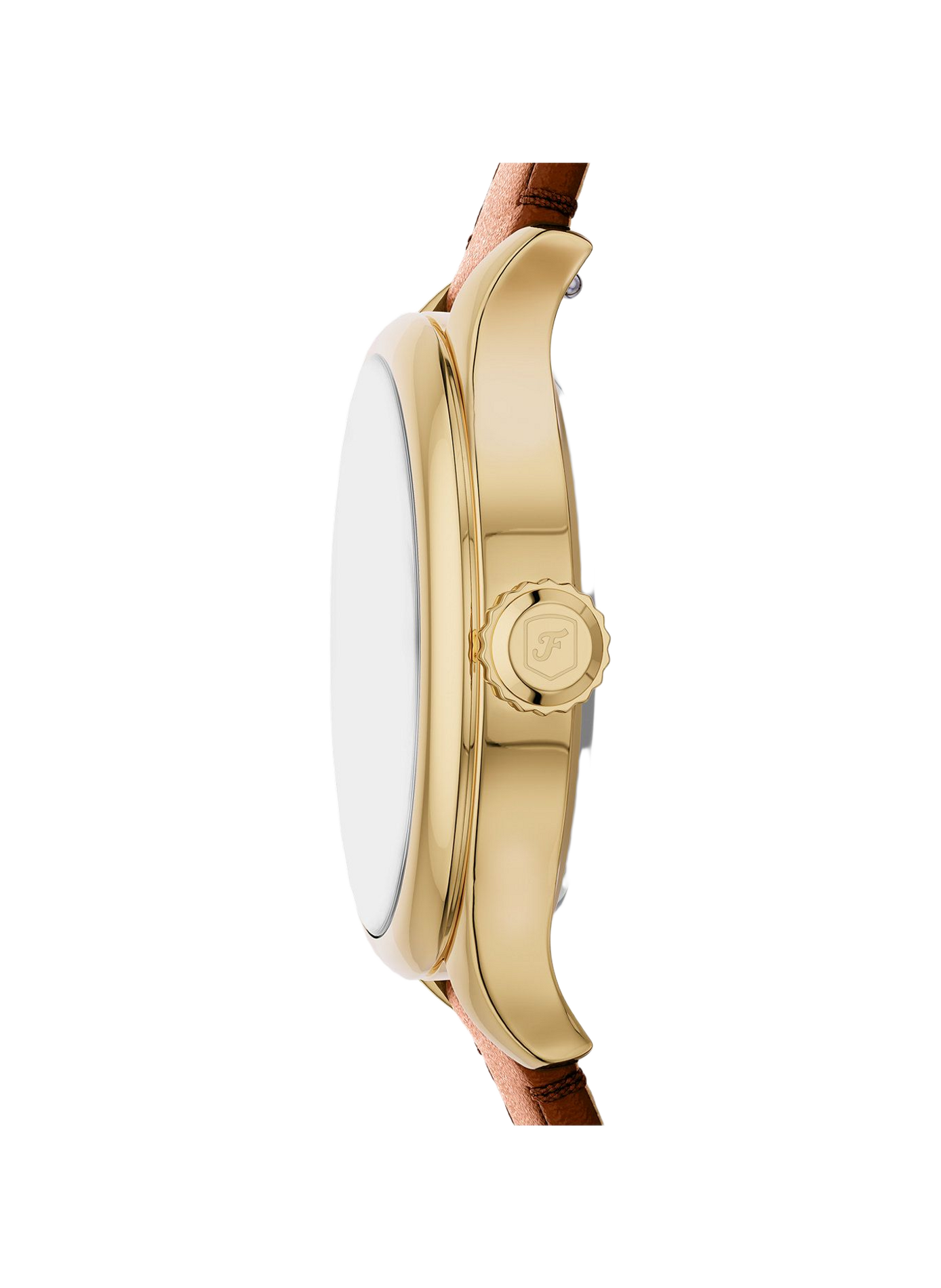 Montre quartz classique bracelet en cuir FOSSIL Argent