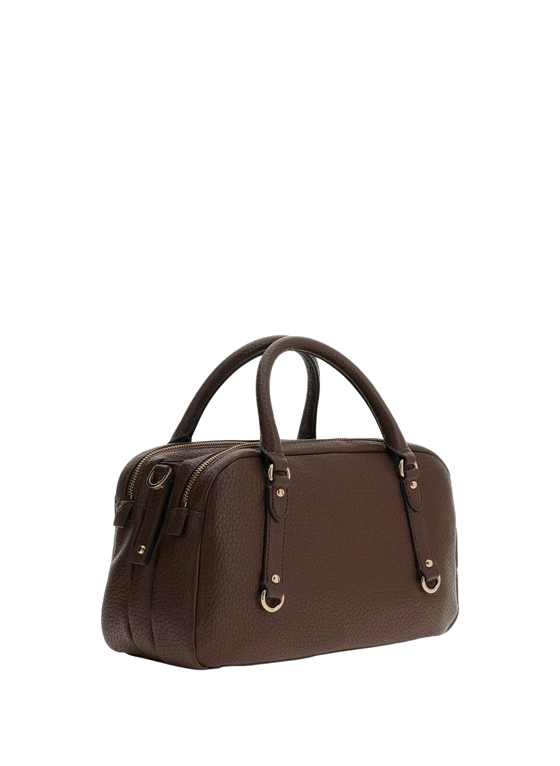 Sac bowling effet cuir GUESS Marron