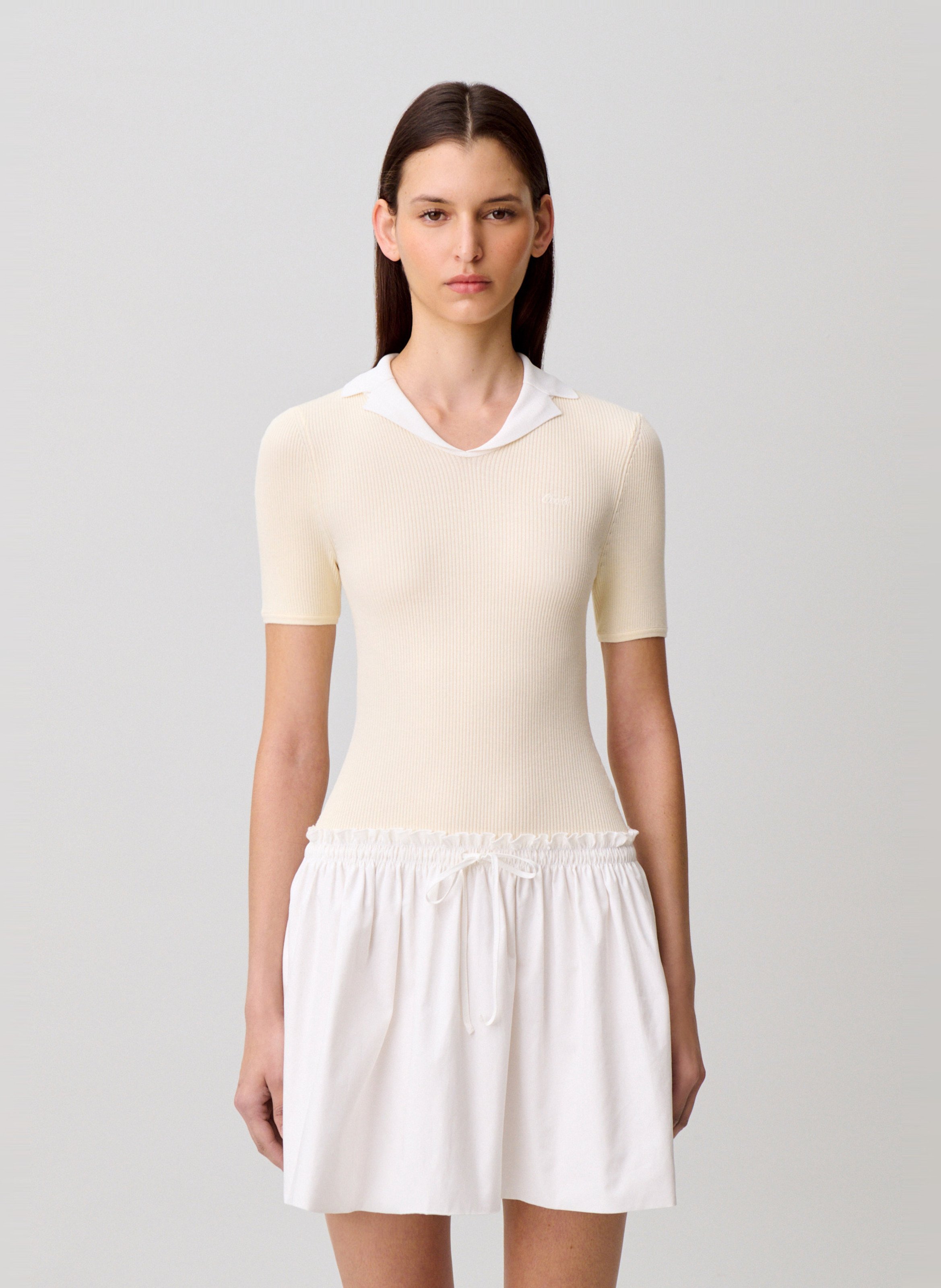 Robe courte CLAUDIE PIERLOT Beige