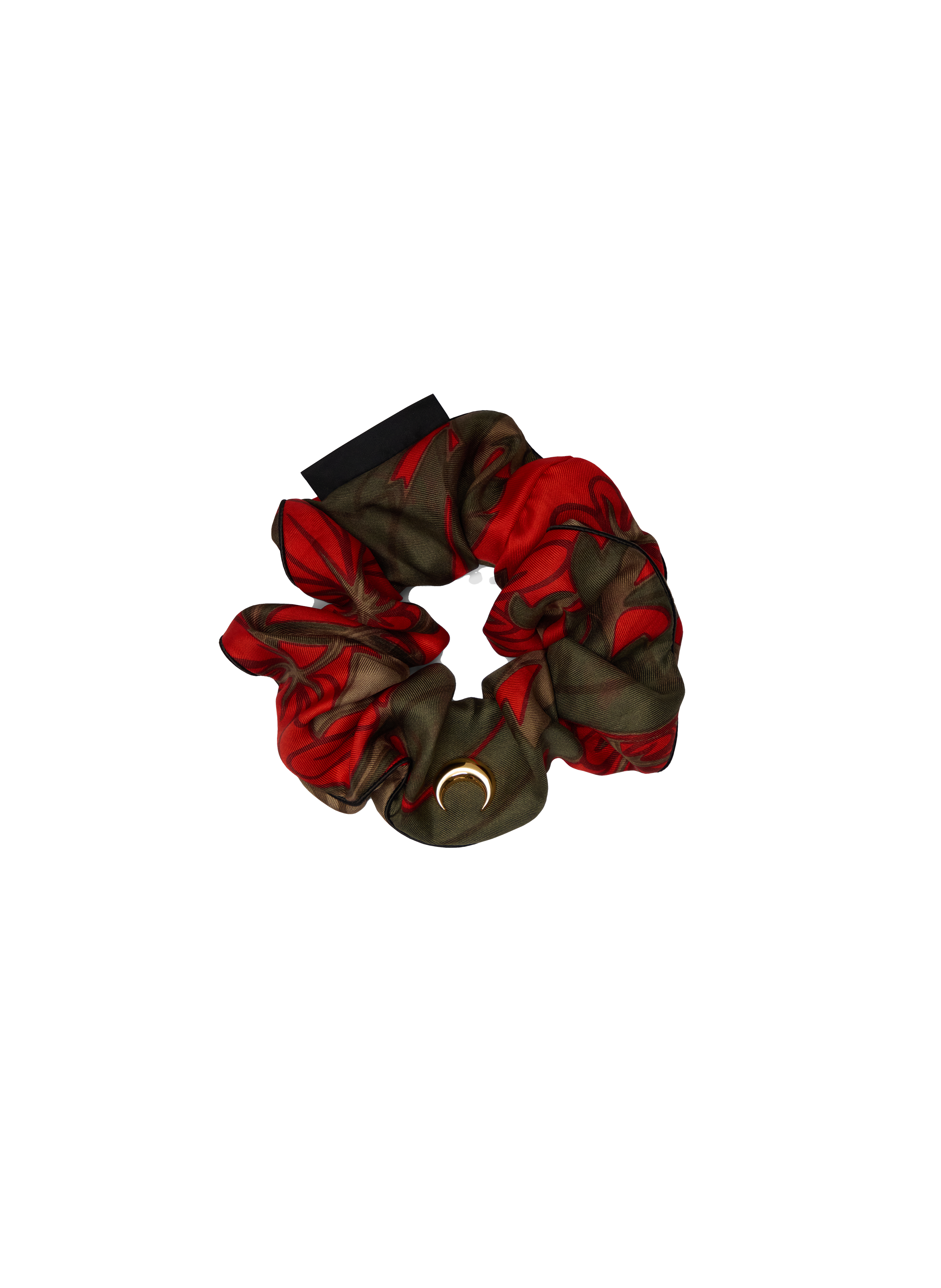 Chouchou foulards soie upcyclés MARINE SERRE Multicolore