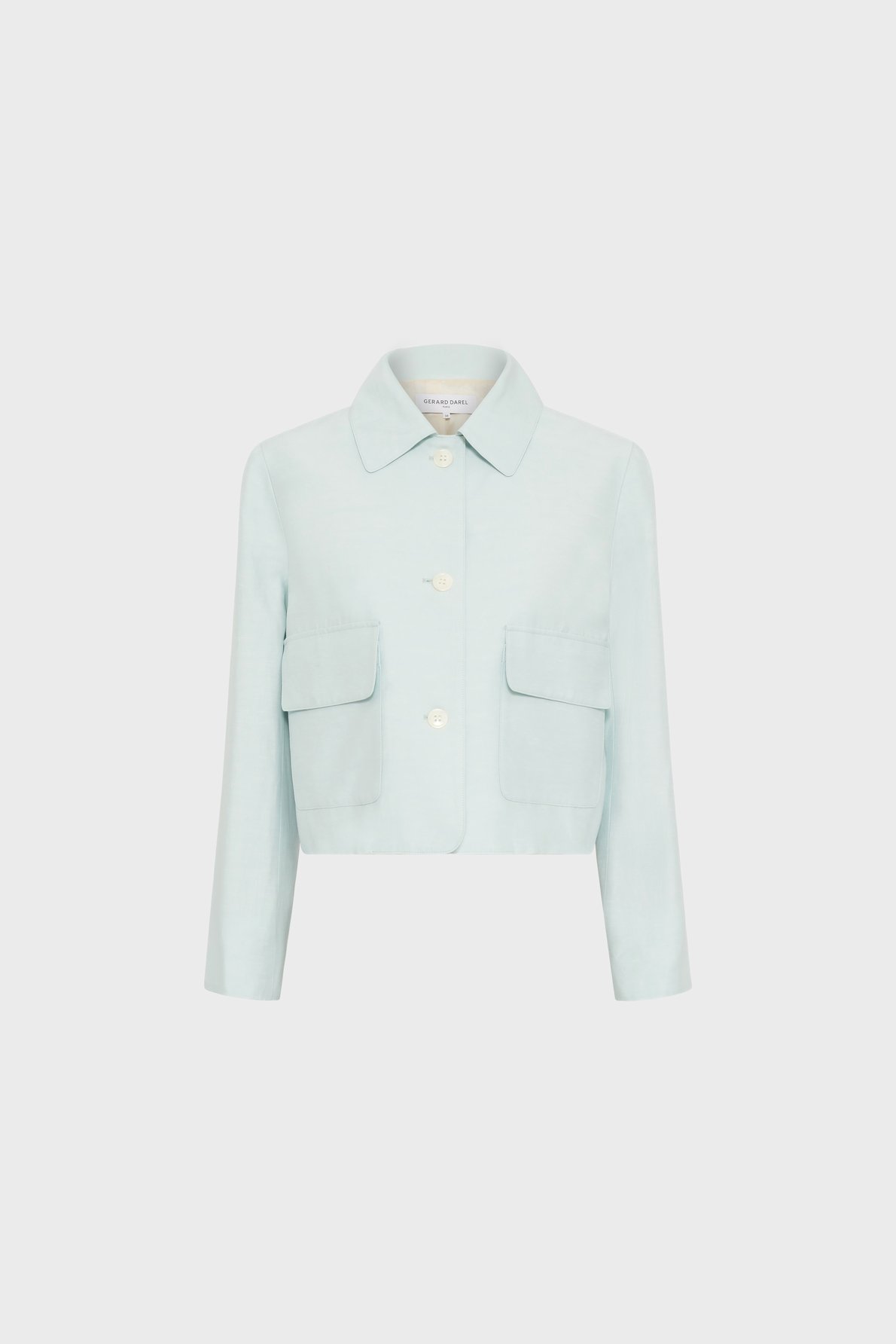 Veste courte à col chemise - tilda GERARD DAREL Vert