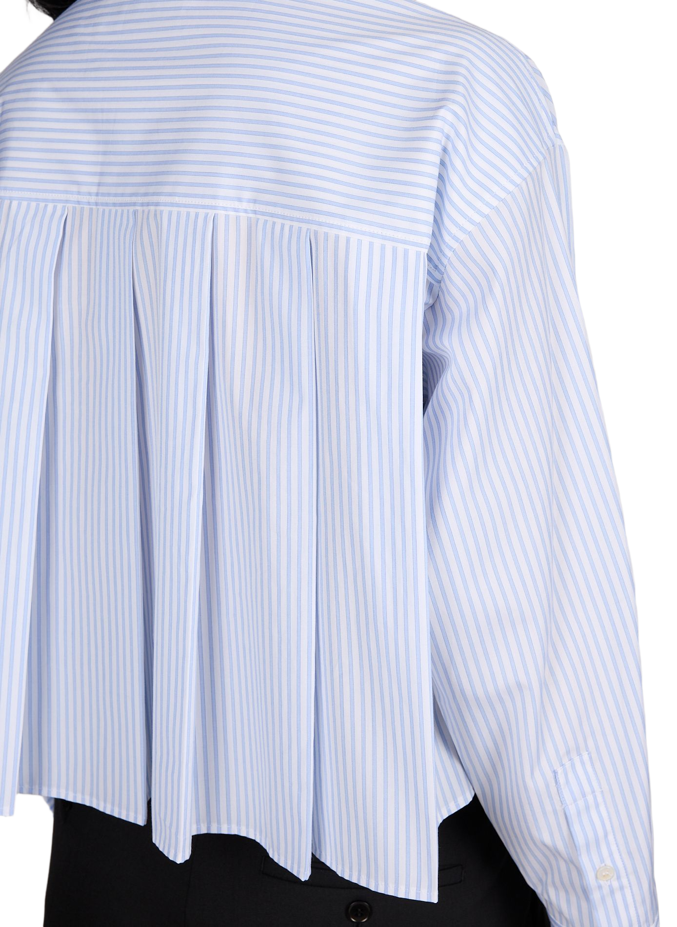Chemise large courte en coton MAX MARA WEEK END Bleu