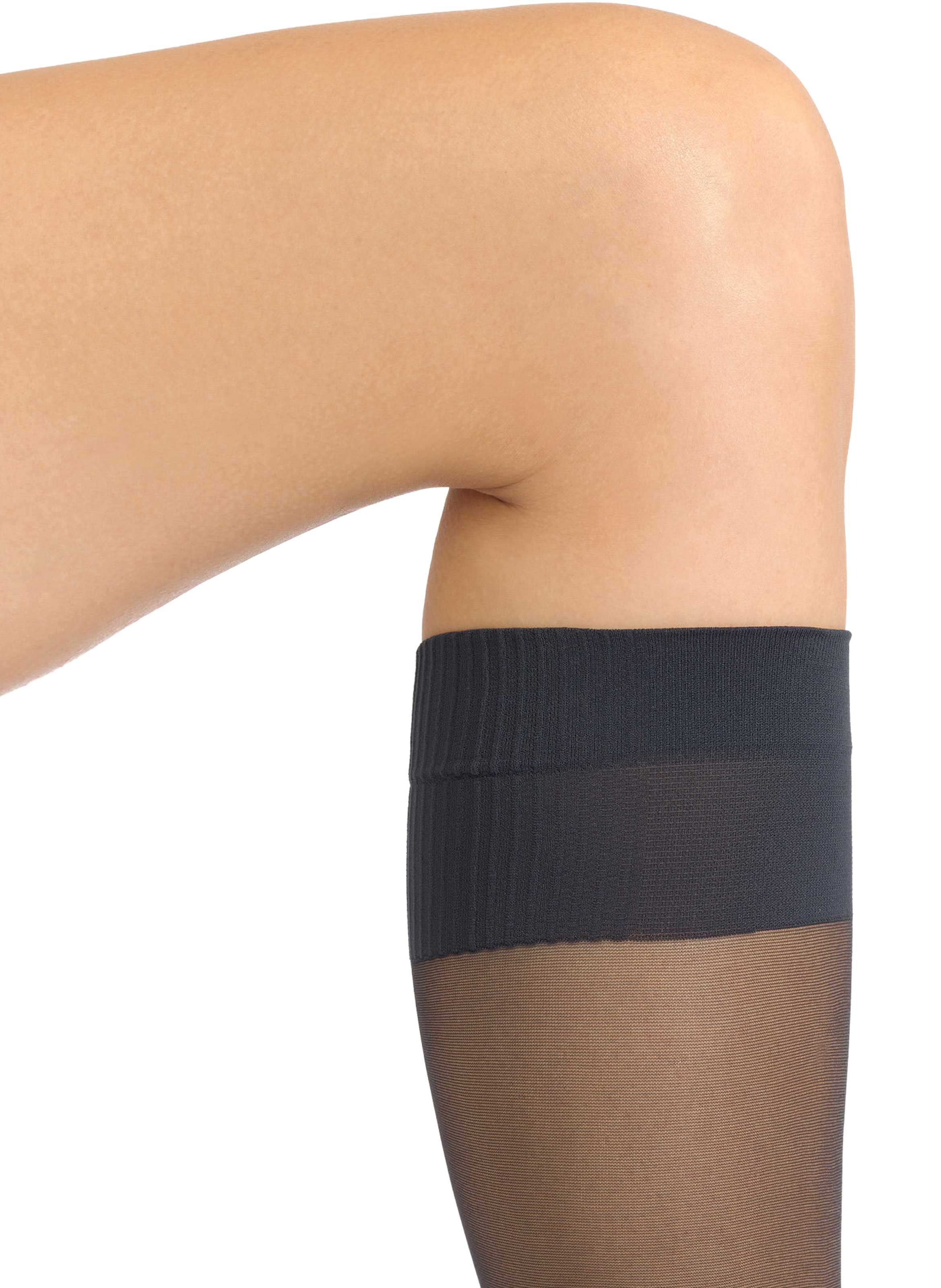 Sheer Matité 20 knee-highs Blue