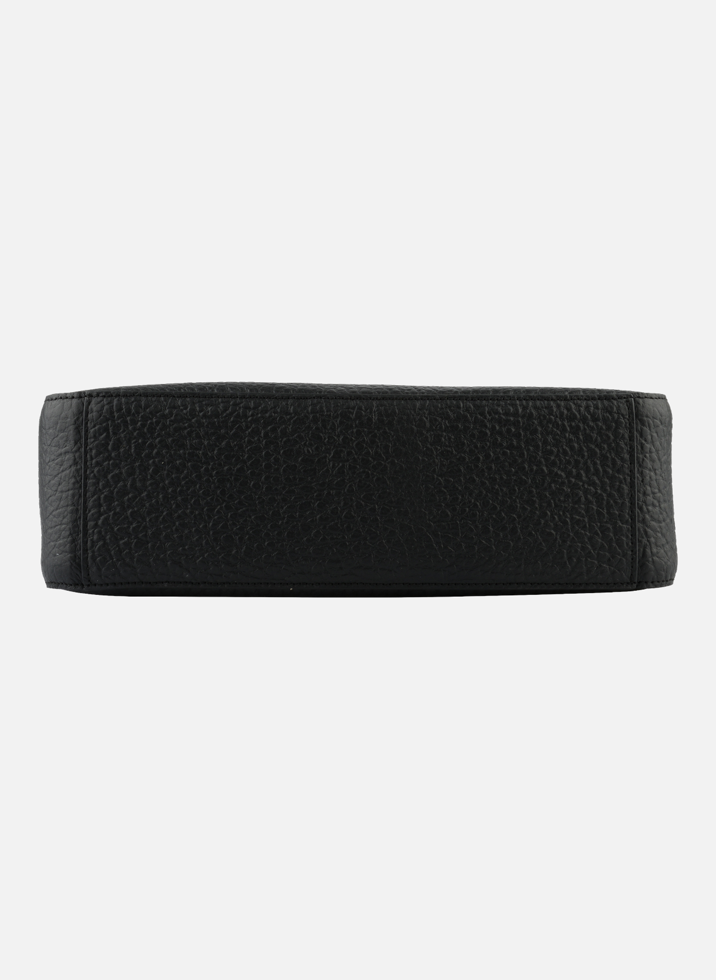 Fleuves | sac porté épaule gm en cuir de vachette POURCHET Noir