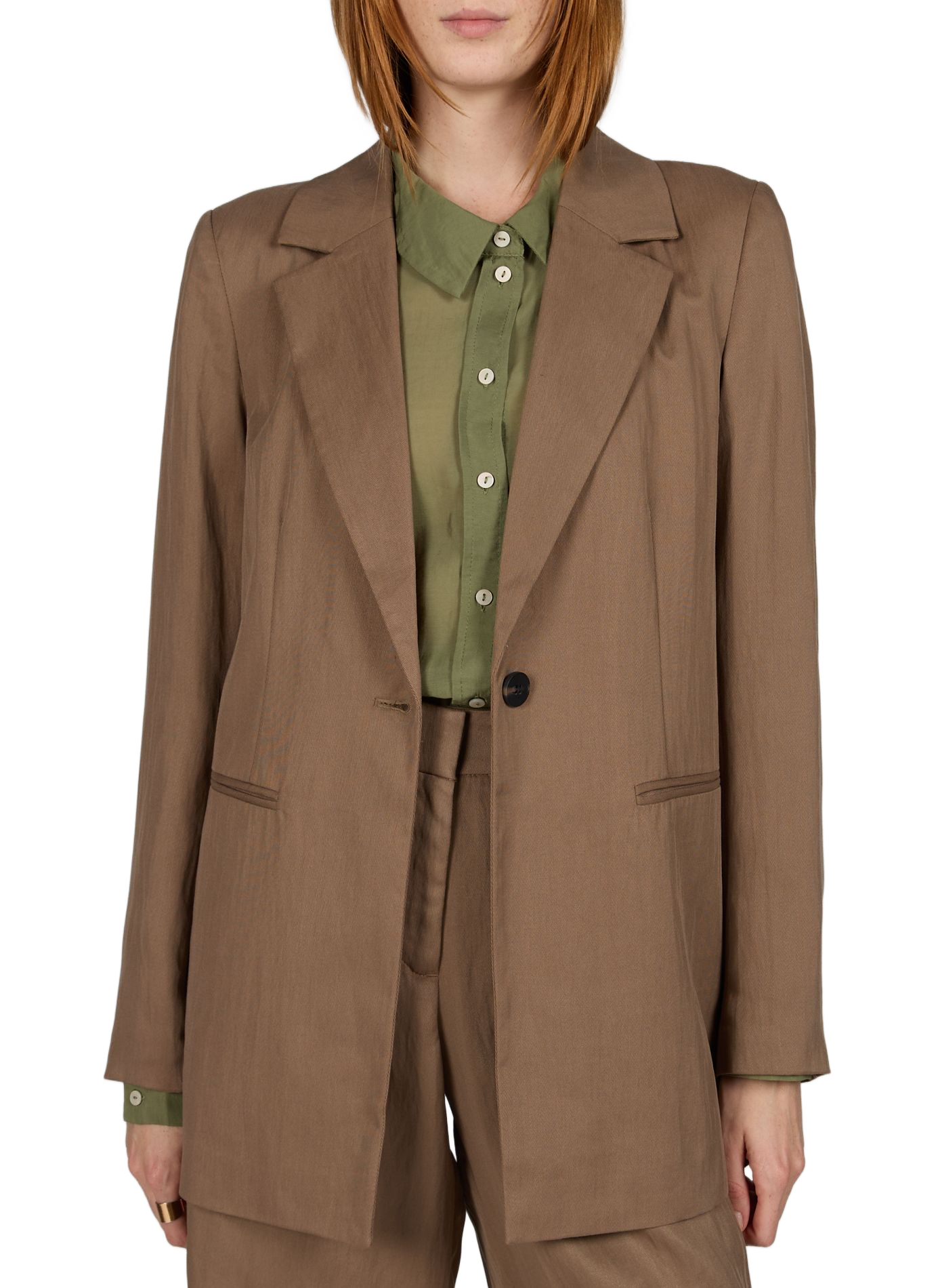 Straight cut Vialyna blazer VILA Brown