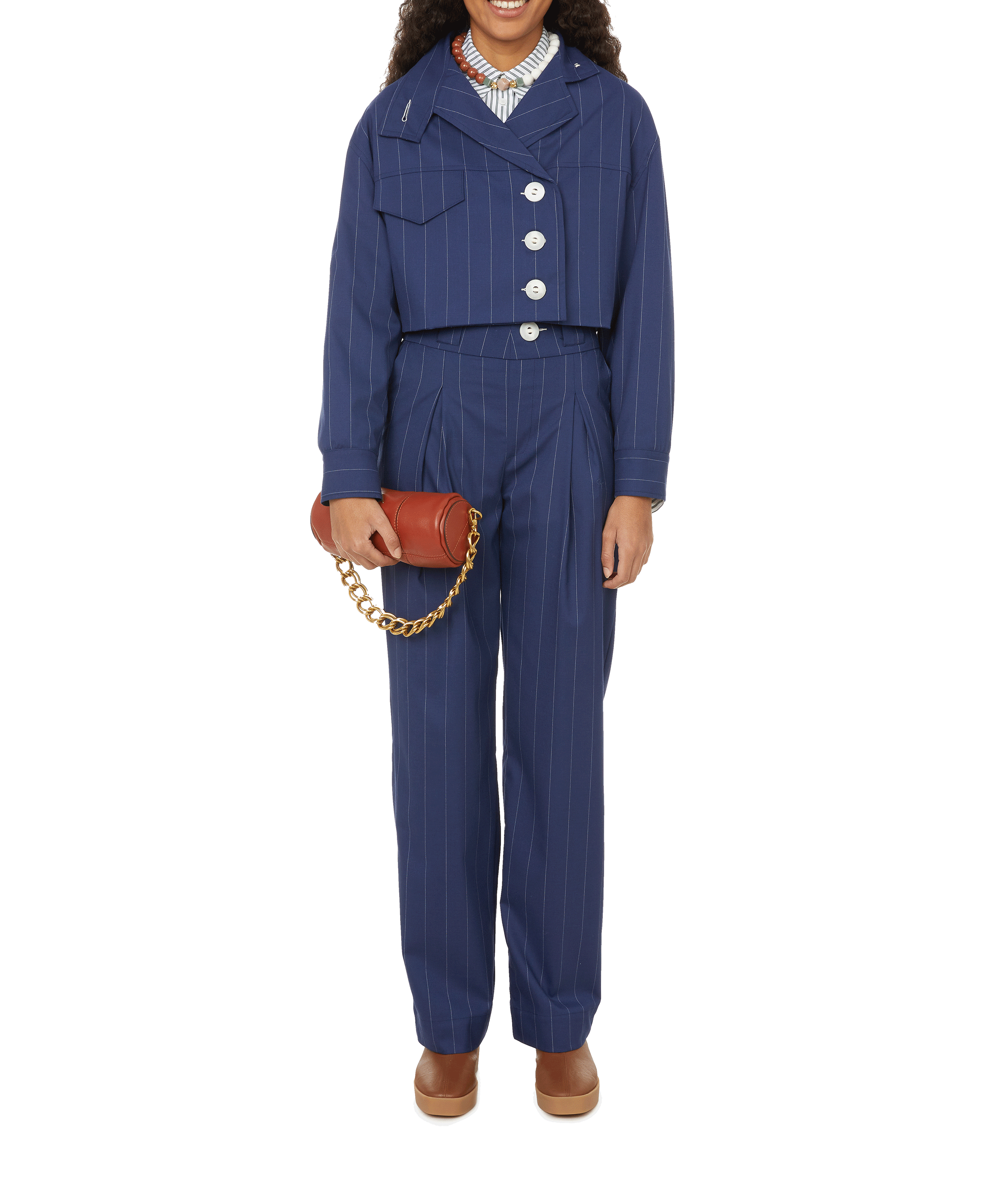 Cropped jacket SALUT BEAUTÉ Blue