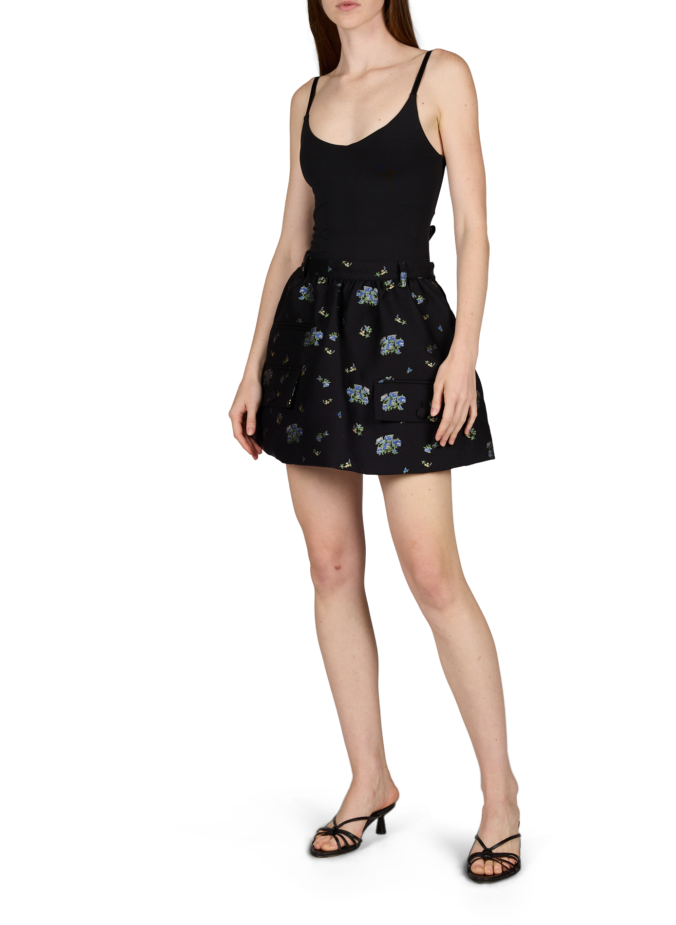 Short ample imprimé à poches BAUM UND PFERDGARTEN Noir