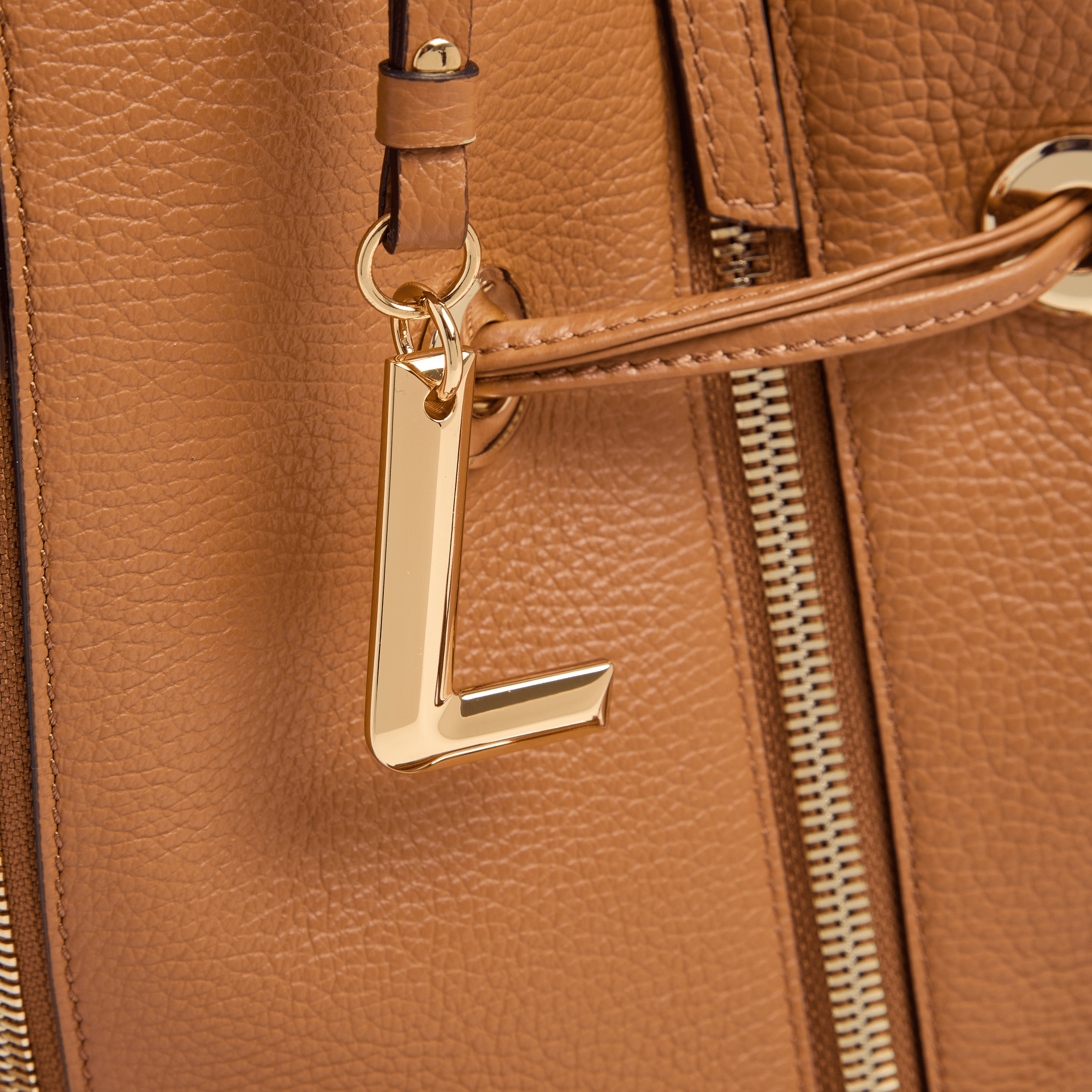 Handtas eerste flirt capsule 150 jaar in kalfsleer LANCEL Bruin