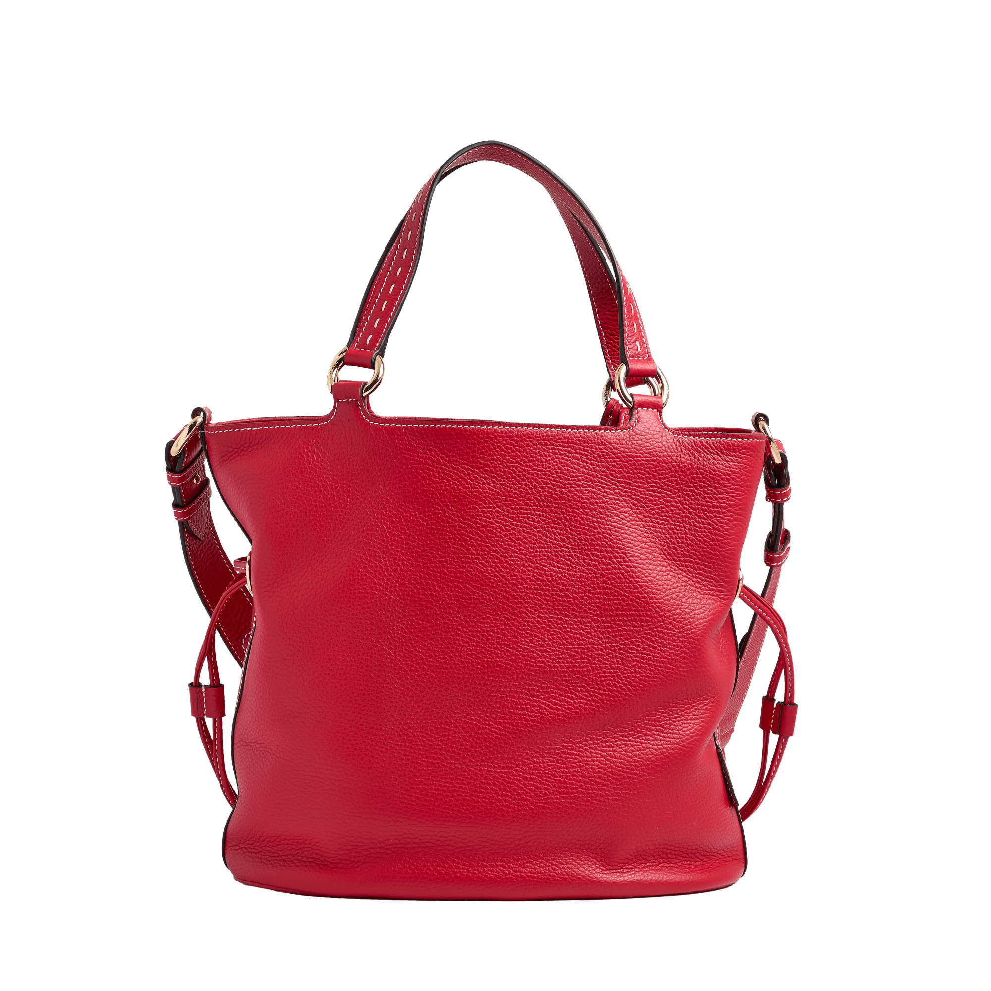 Handtas eerste flirt capsule 150 jaar in kalfsleer LANCEL Rood