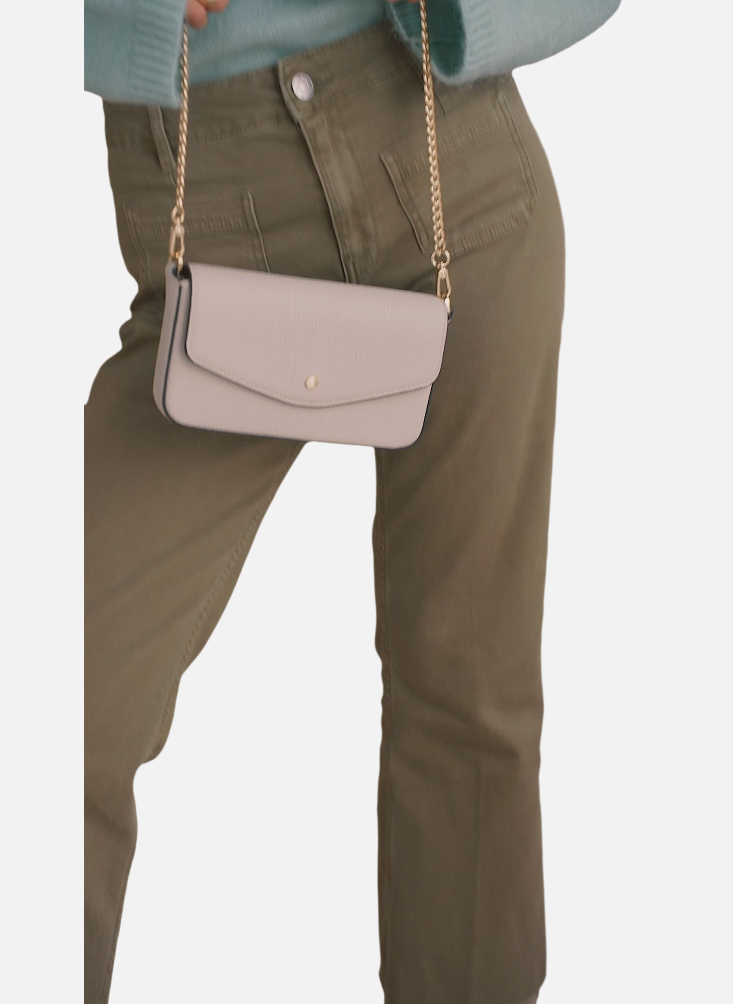Club | bandoulière de sac en toile coton POURCHET Rose